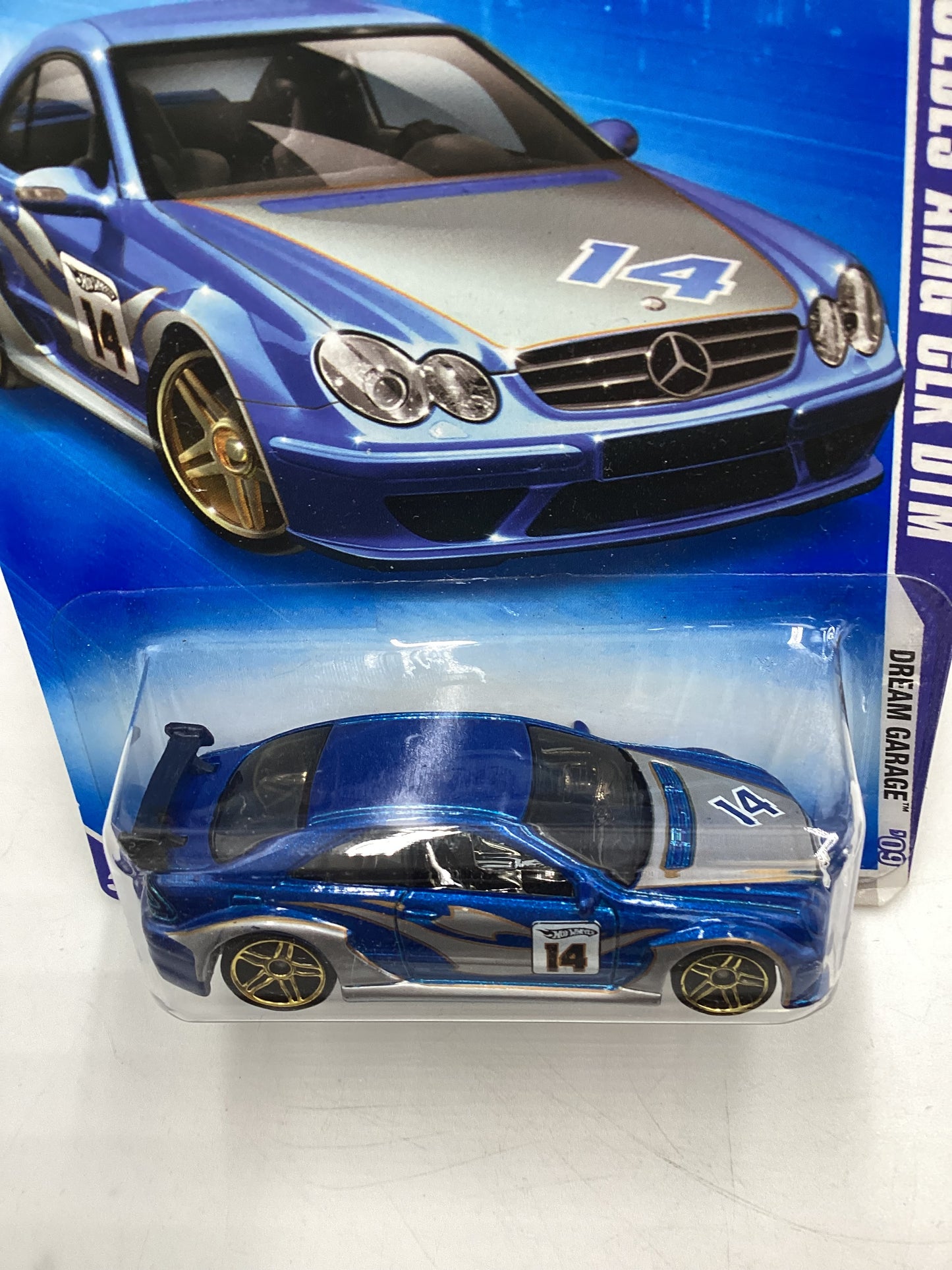 2009 Hot Wheels Dream Garage #152 Mercedes AMG CLK DTM Blue 90G