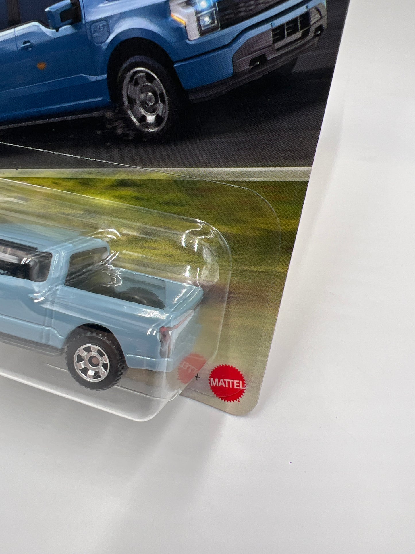 2025 Matchbox #38 2022 Ford F-150 Lightning Light Blue 217C