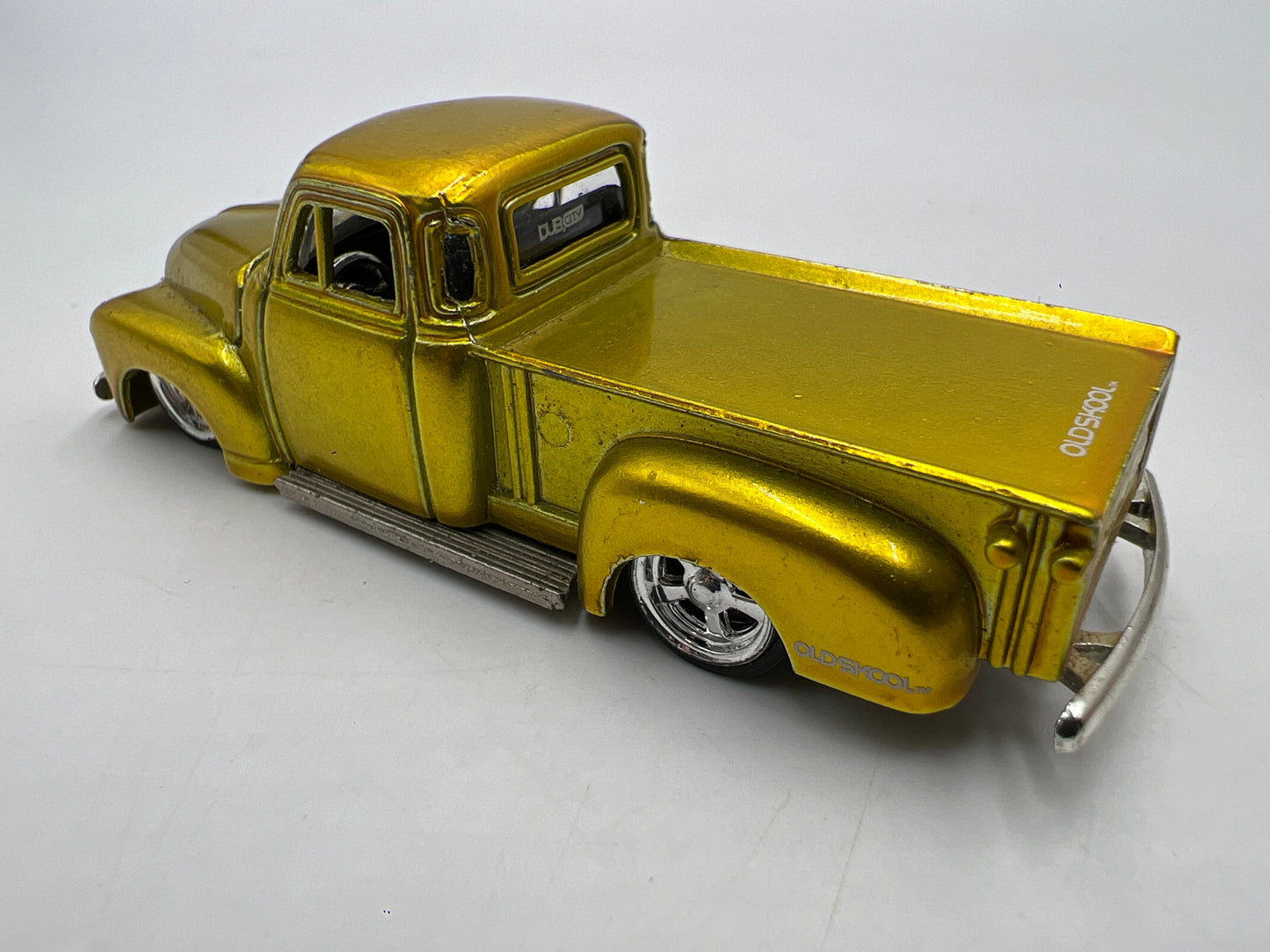 Jada Toys Dub City Old Skool 1953 Chevrolet Pickup Rare Gold Loose