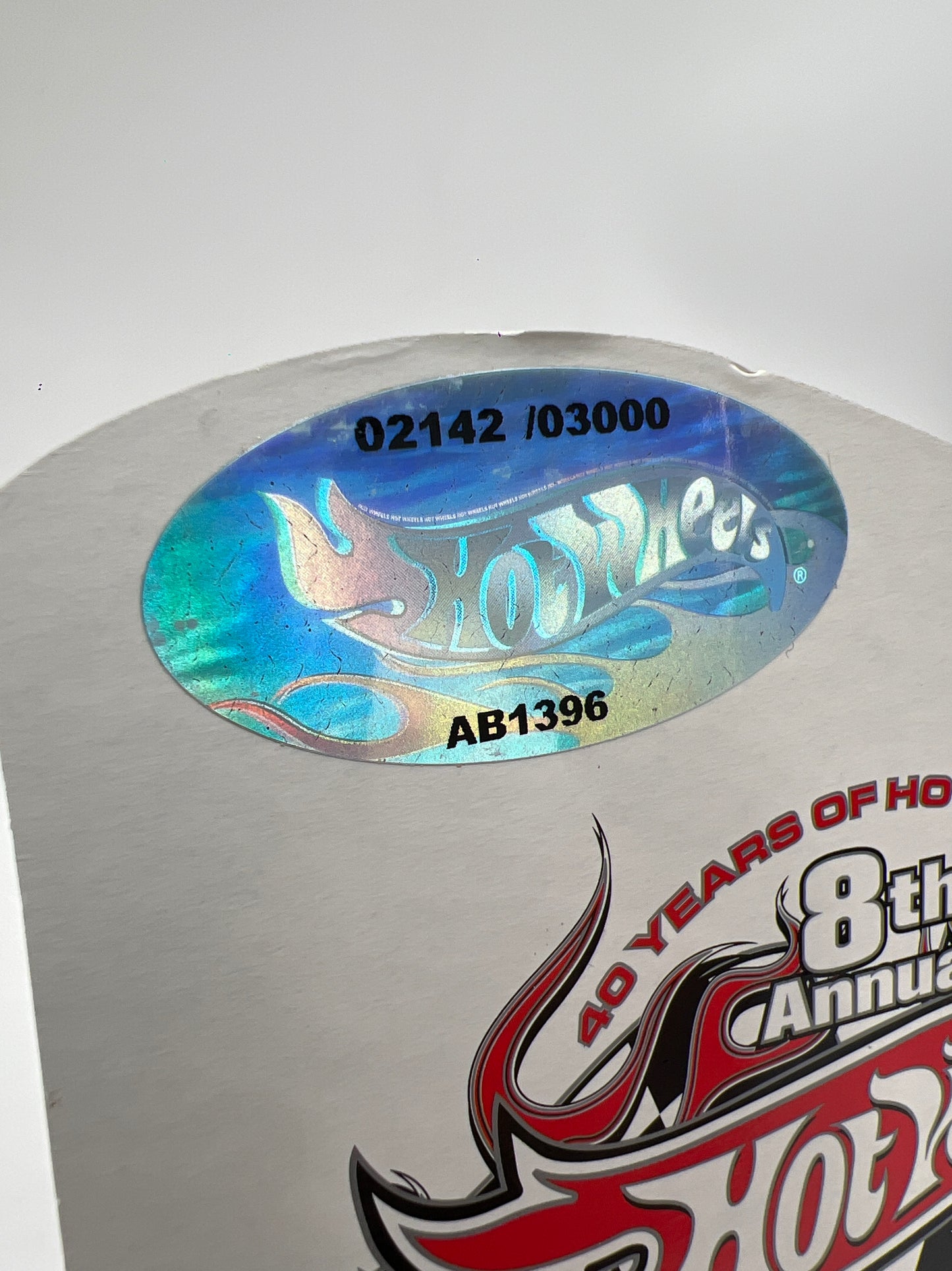 2008 Hot Wheels 8th Annual Collectors Nationals 2142/3000 Billboard Truck Blue W/Working Light & Protector