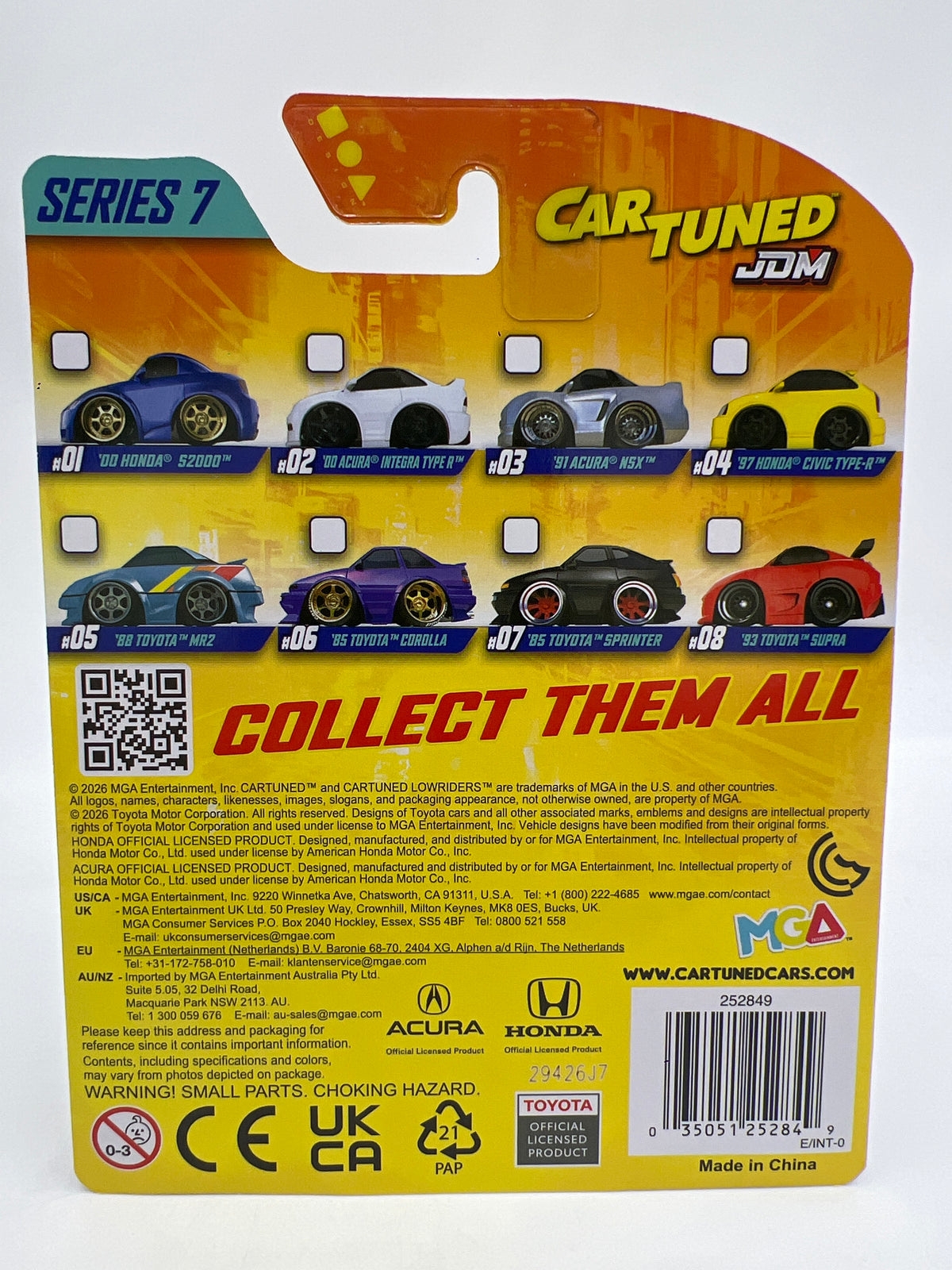 MGA Car Tuned JDM Series 7 #6 85 Toyota Corolla Purple