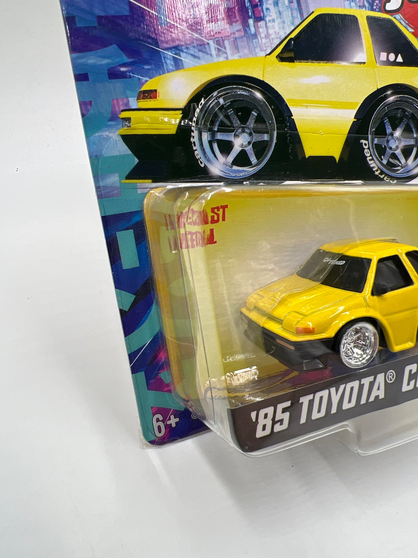 2025 MGA Car Tuned JDM Series 2 #1 85 Toyota Corolla Yellow 178J