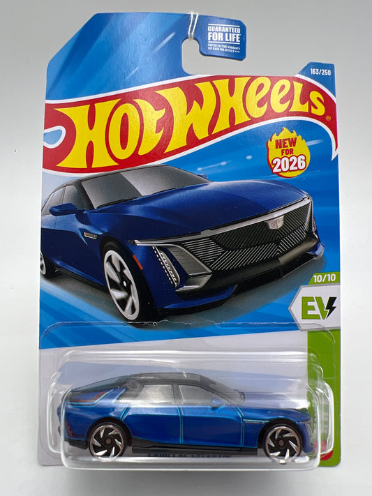 2026 Hot Wheels H Case #163 Cadillac Celestiq Blue