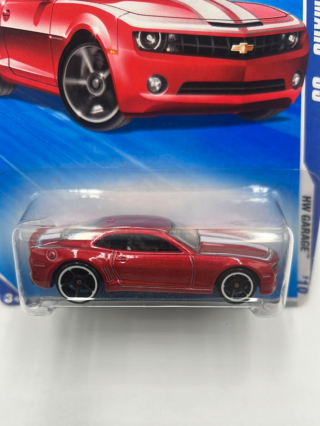 2010 Hot Wheels HW Garage ‘10 Camaro SS Red 74/240 7G