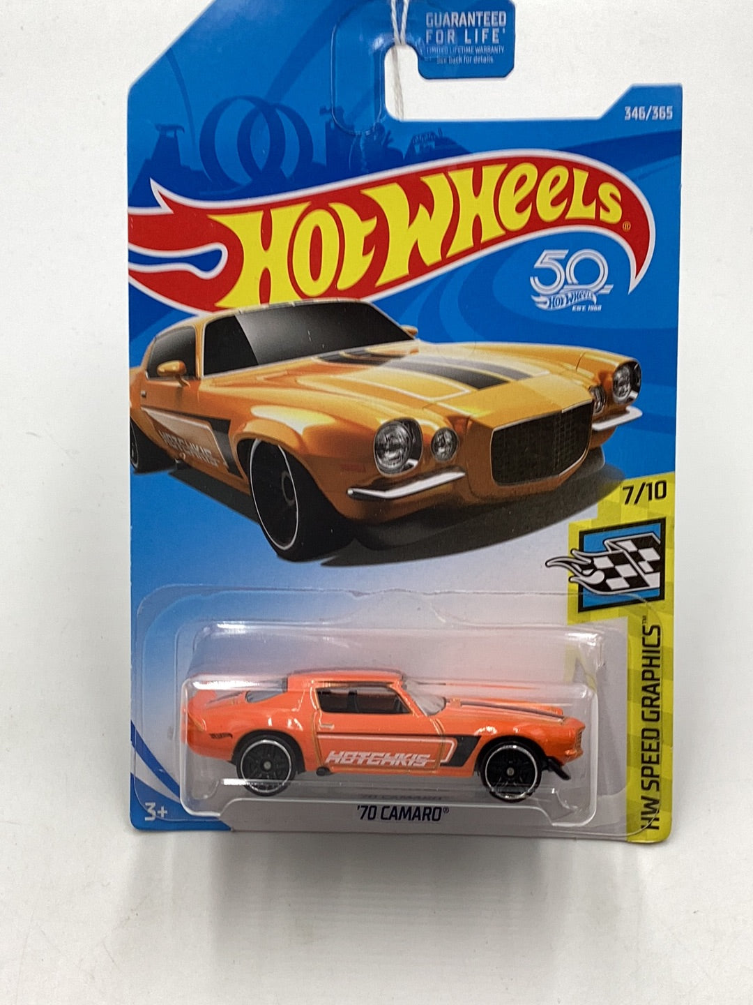 2018 Hot Wheels #346 70 Camaro Orange 17G