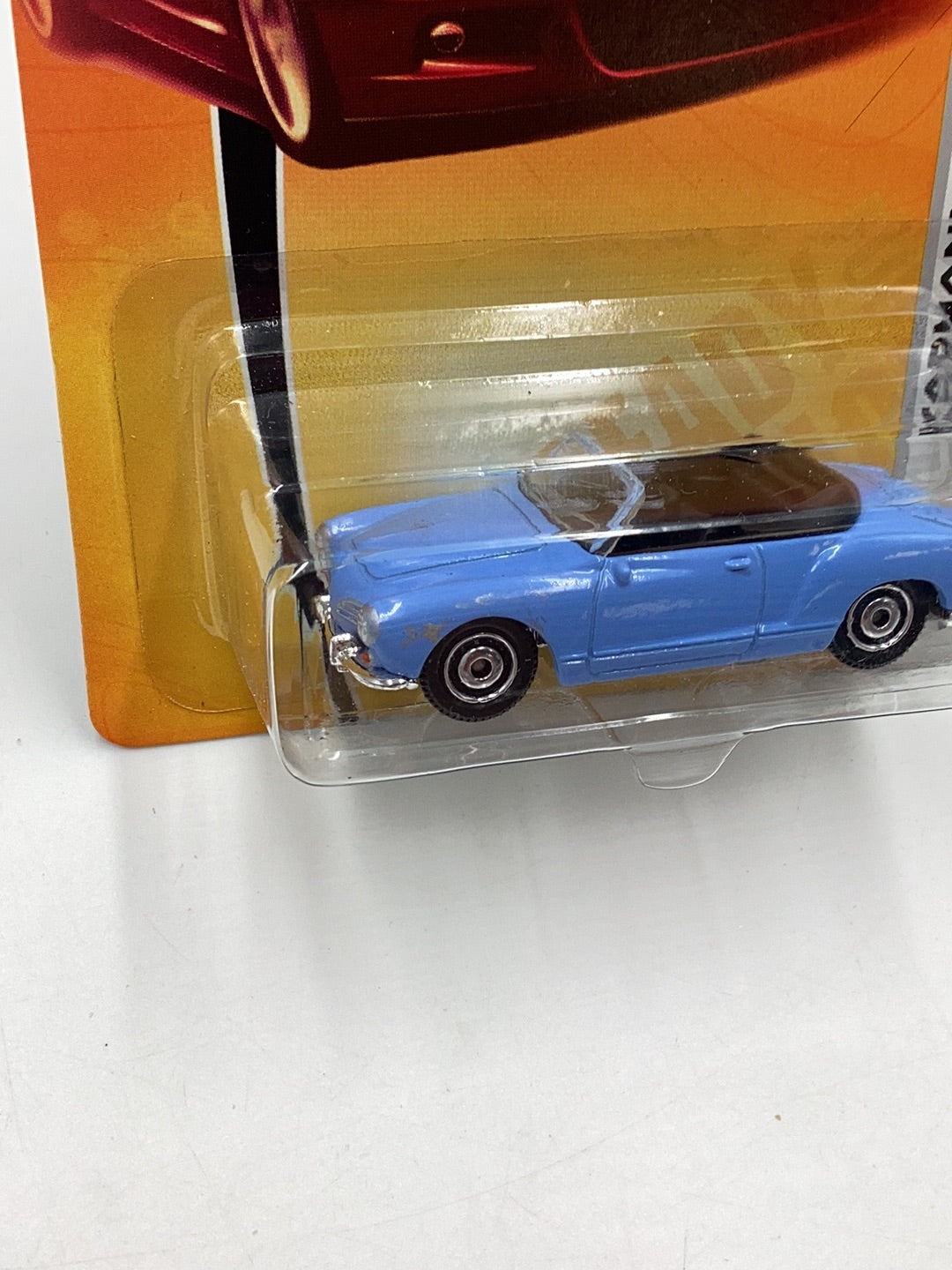 Matchbox 2009 #4 Karmann Ghia Convertible Lt Blue 96i