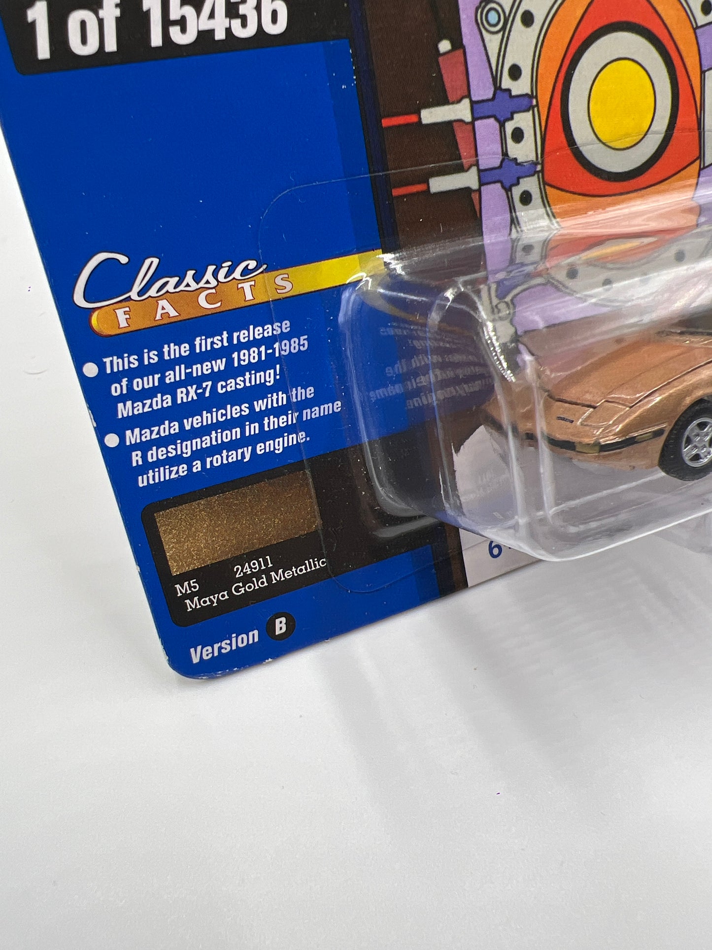 Johnny Lightning Classic Gold Collection Release 4 Version B 1981 Mazda RX-7 Maya Gold Metallic 223D