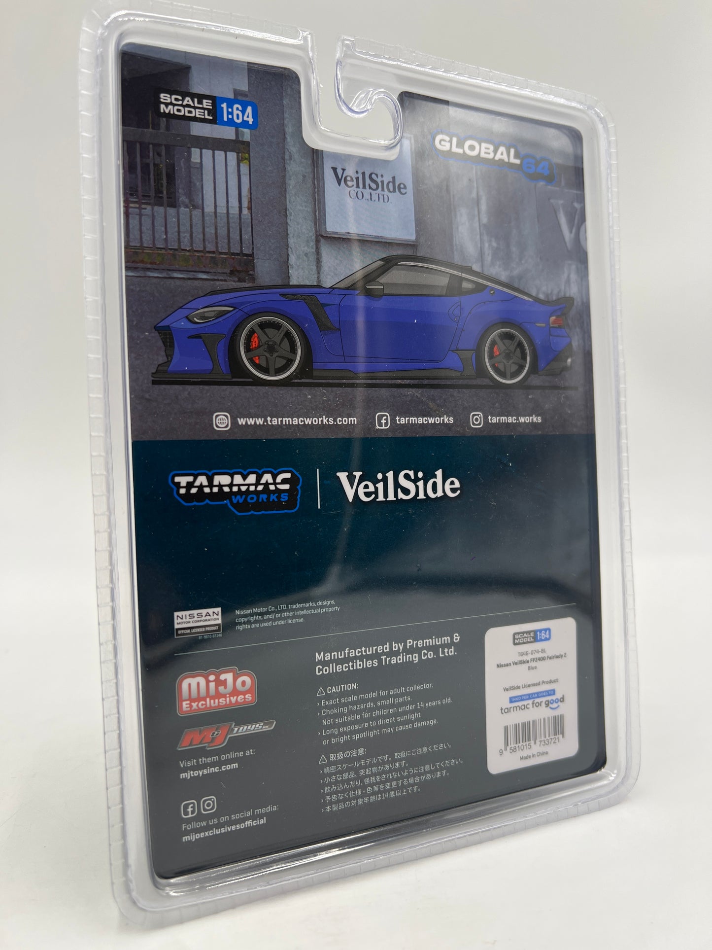 Tarmac Works Mijo Exclusives Nissan VeilSide FFZ400 Fairlady Z Blue