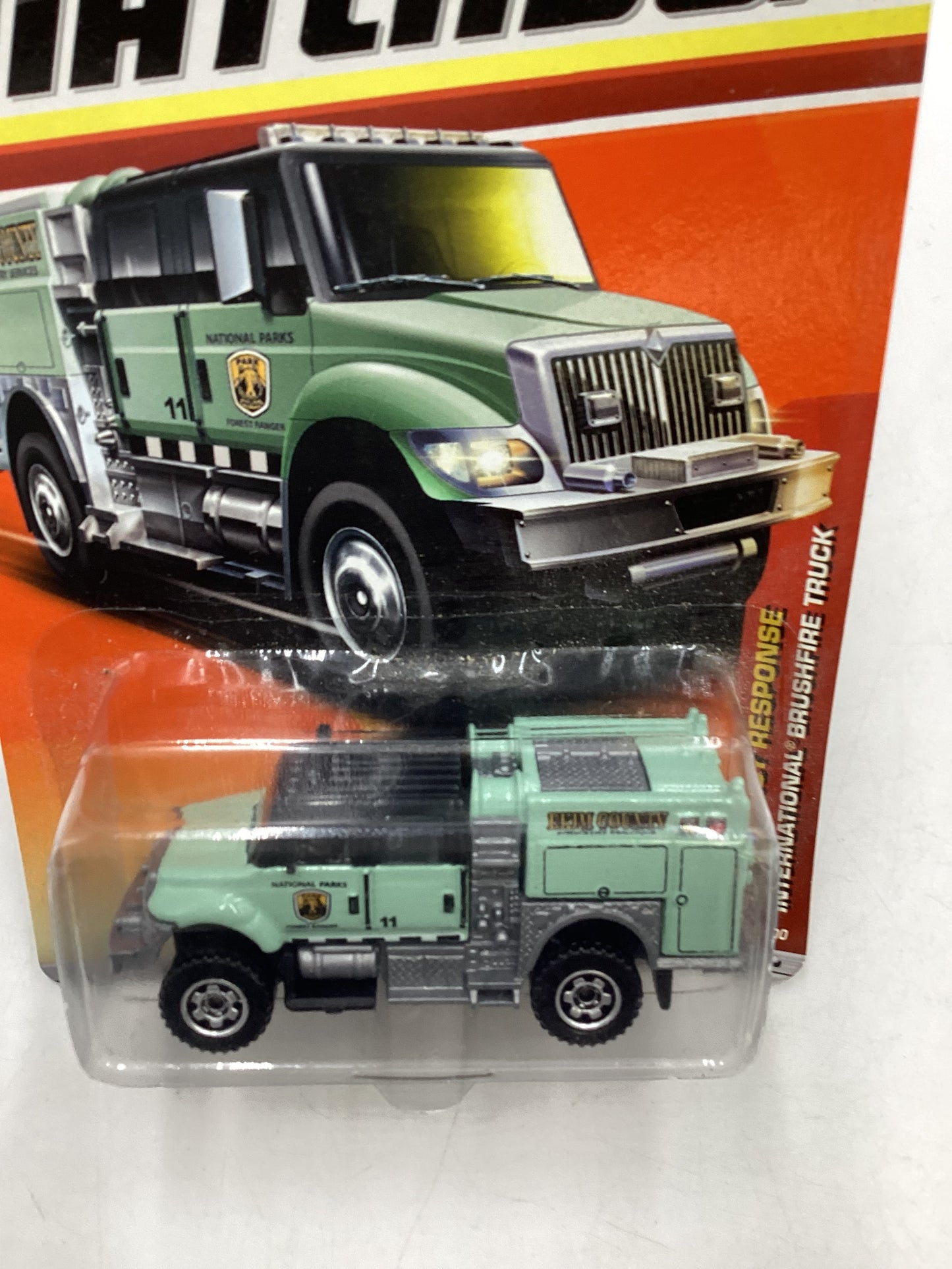 Matchbox Emergency Response International Brushfire Truck national parks