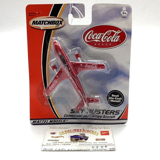 2000 Matchbox Sky Busters Coca Cola plane 113B