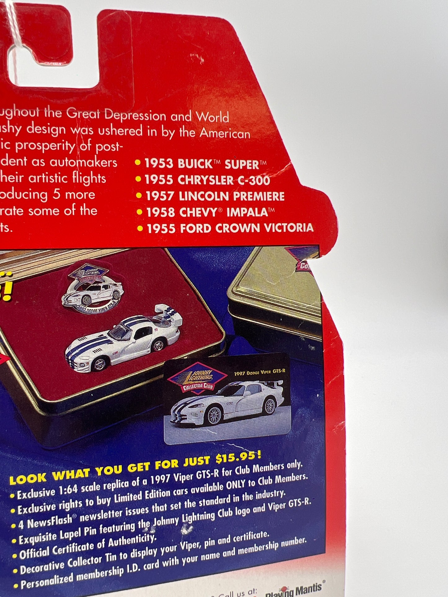 Johnny Lightning American Chrome 1953 Buick Super Light Blue *Veins* 220C