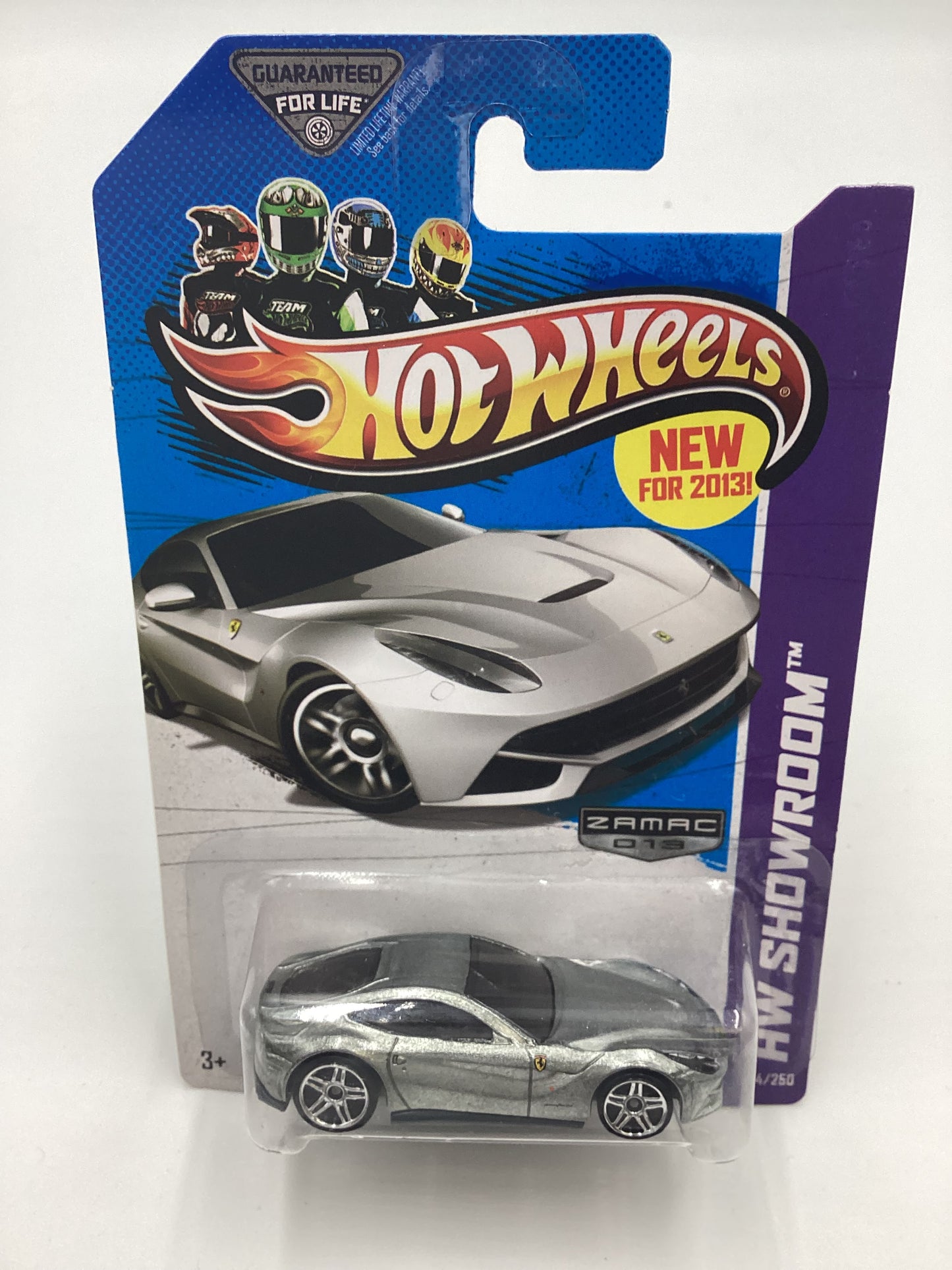 2013 Hot Wheels Zamac 013 #174 Ferrari F12Berlinetta with protector