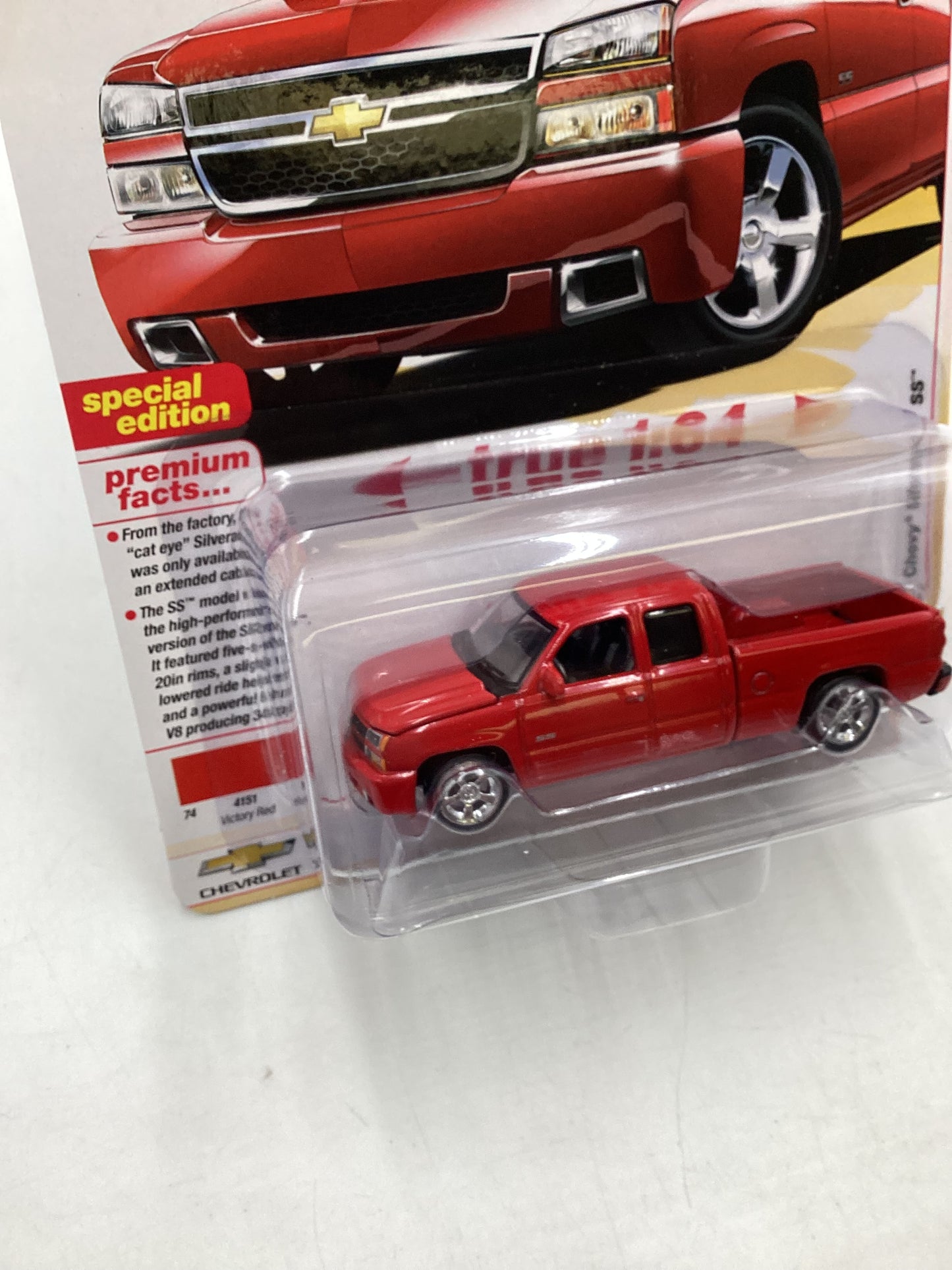 2024 Auto world Muscle Trucks 2006 Chevy Silverado SS Red 183H