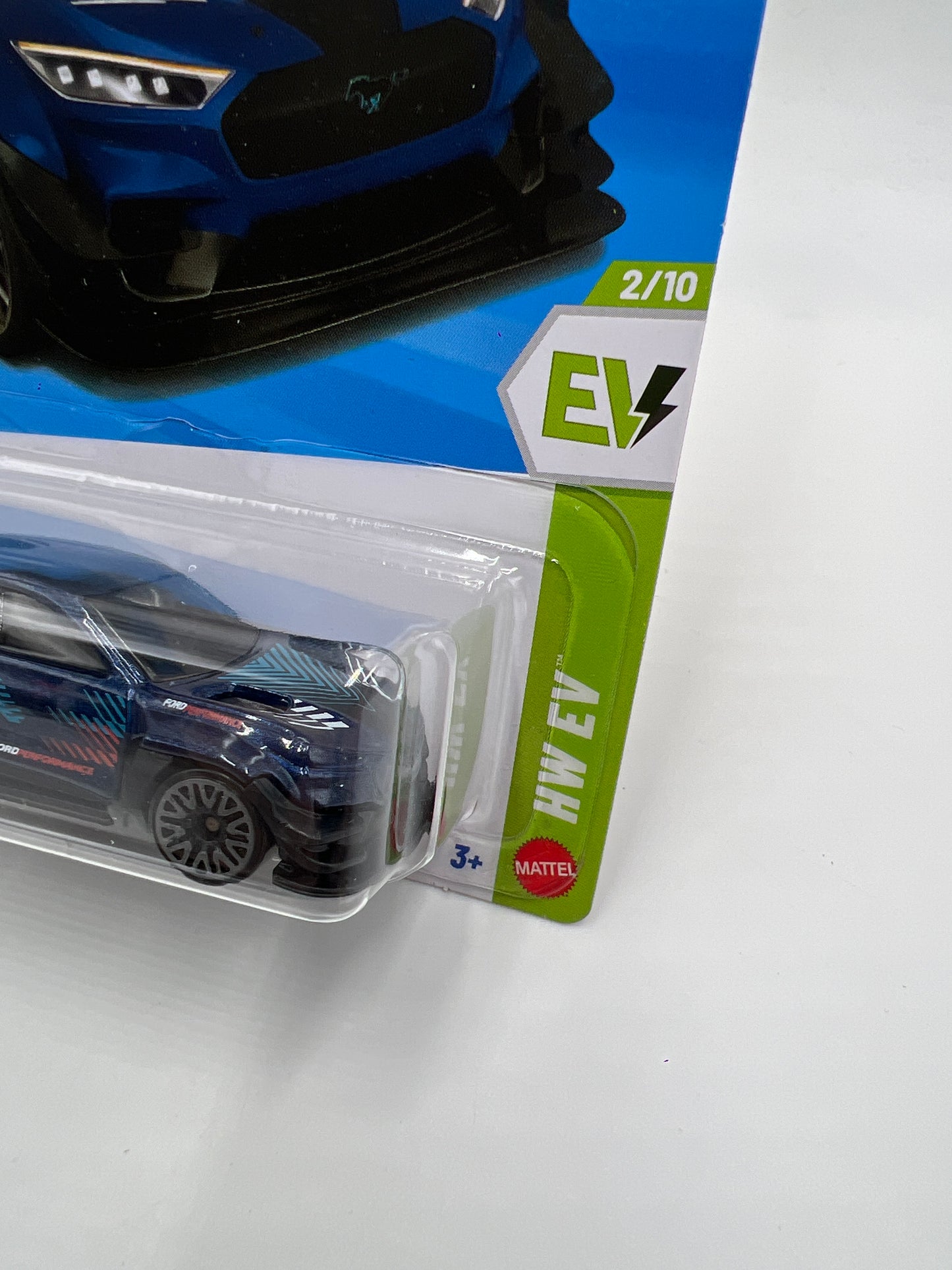 2026 Hot Wheels B Case HW EV #8 Ford Mustang Mach-E 1400 Blue