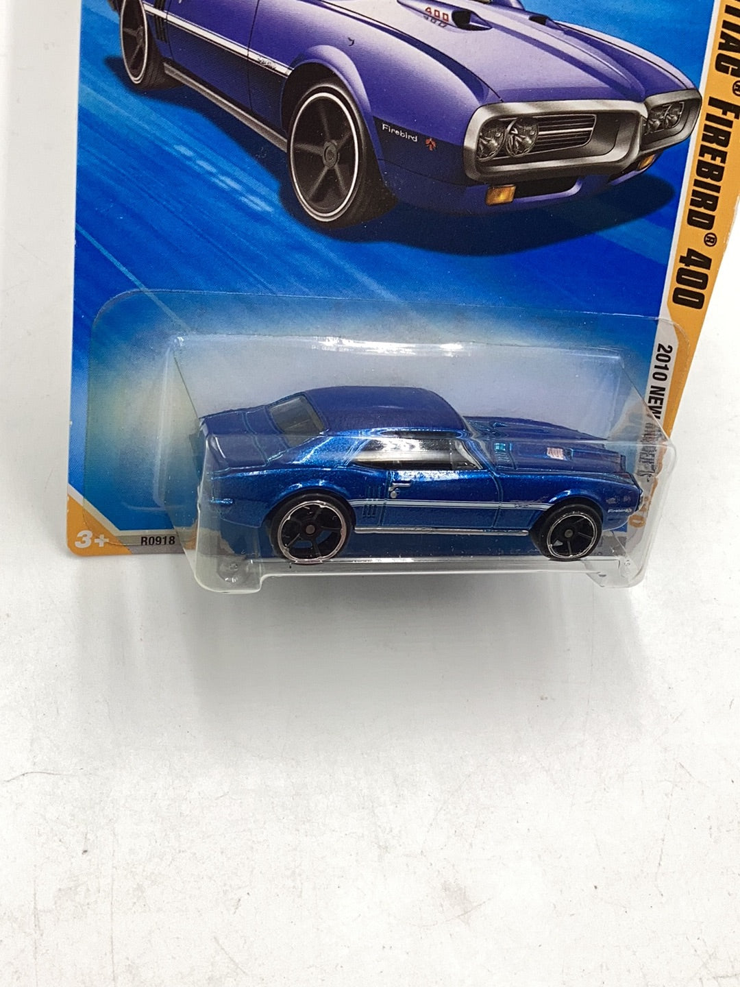 2010 Hot Wheels #3 67 Pontiac Firebird 400 blue 58G