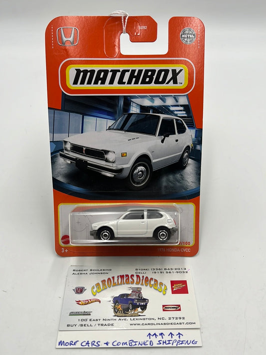 Matchbox 1976 Honda CVCC White 49/100 75F