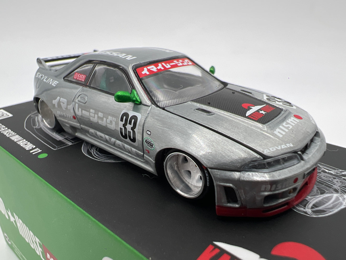 Mini GT Kaido House #150 CHASE Nissan Skyline GT-R R33 Imai Racing V1