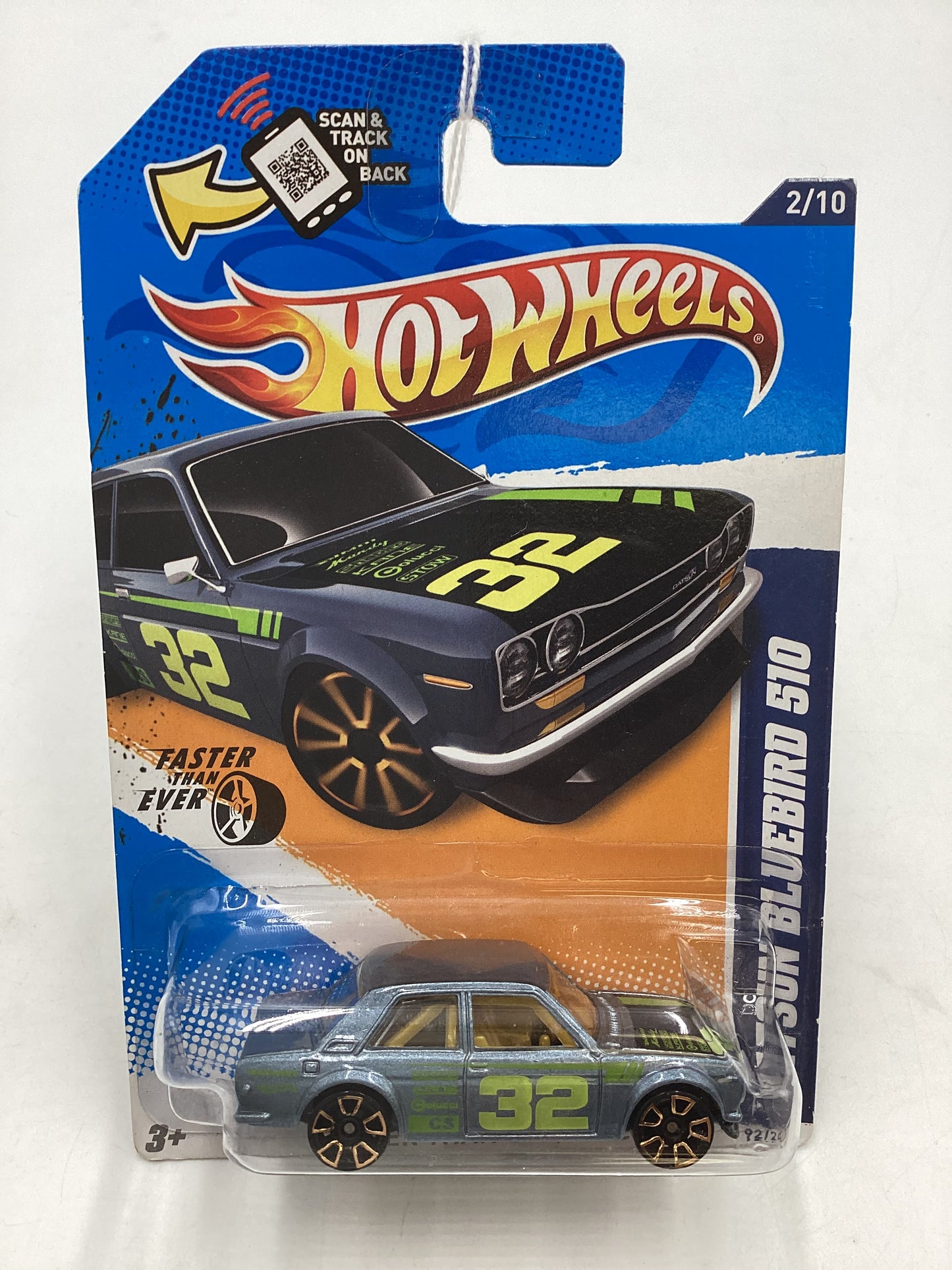 2012 Hot Wheels #92 Datsun Bluebird 510 FTE