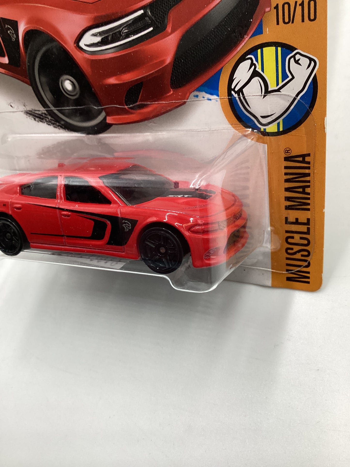 2016 Hot Wheels Muscle Mania #130 15 Dodge Charger SRT Red 46E