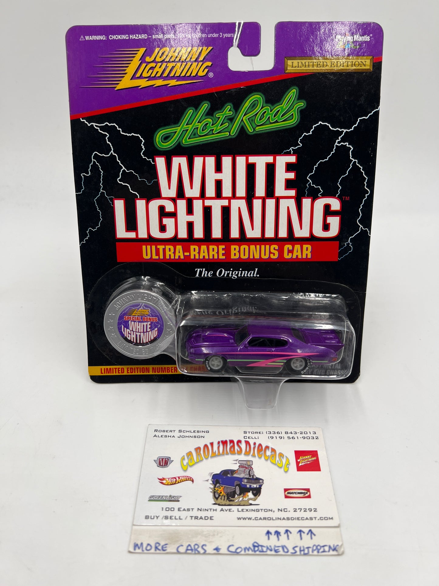 Johnny Lightning White Lightning Chase Hot Rods #251 Goin Goat Purple