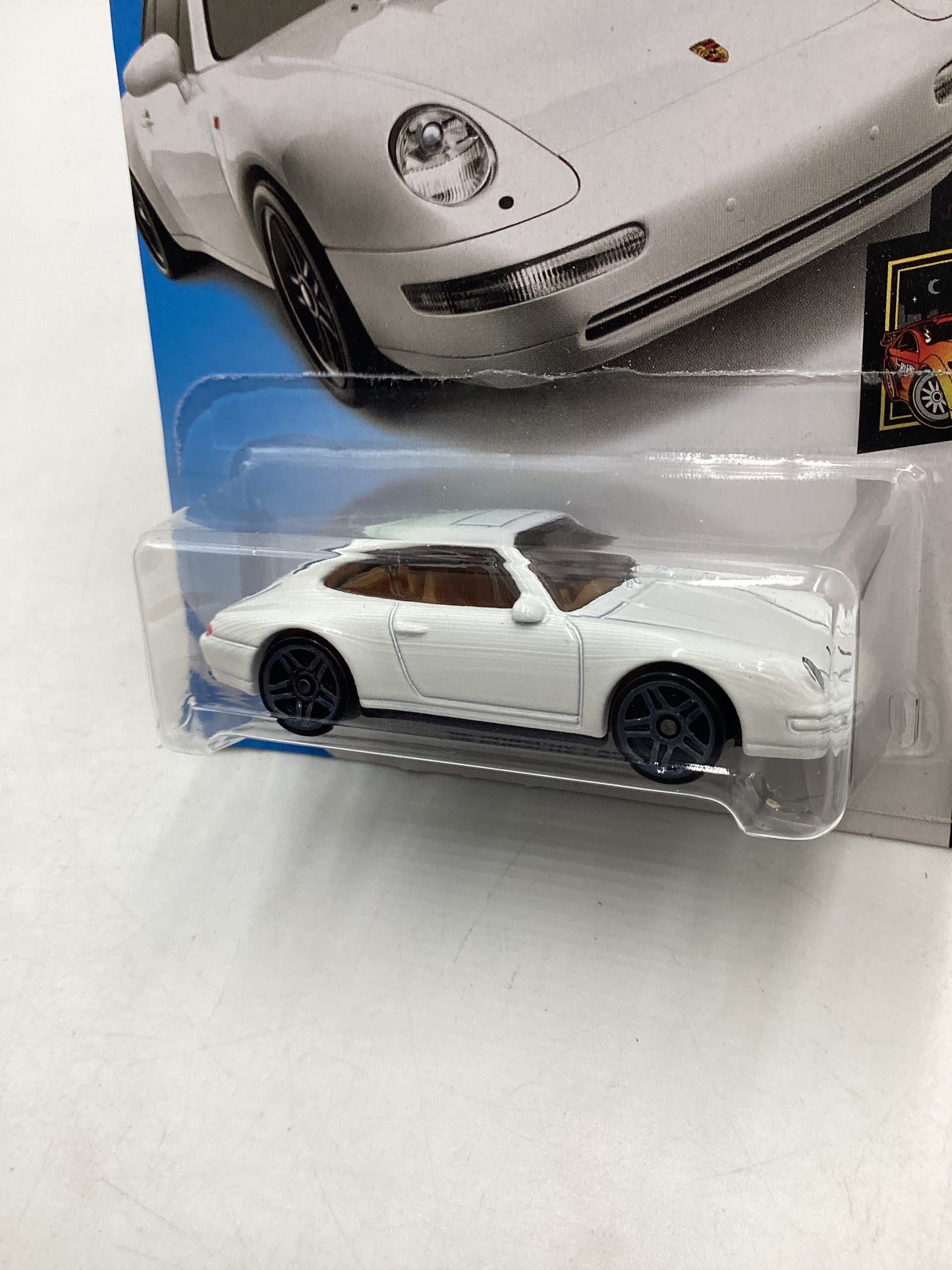 2019 Hot Wheels #155 ‘96 Porsche Carrera White Month Card 100C