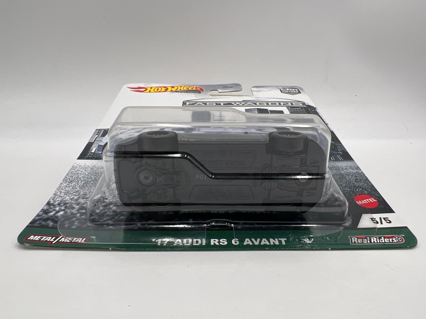 Hot Wheels Premium Fast Wagons #5 17 Audi RS 6 Avant Gray 246K