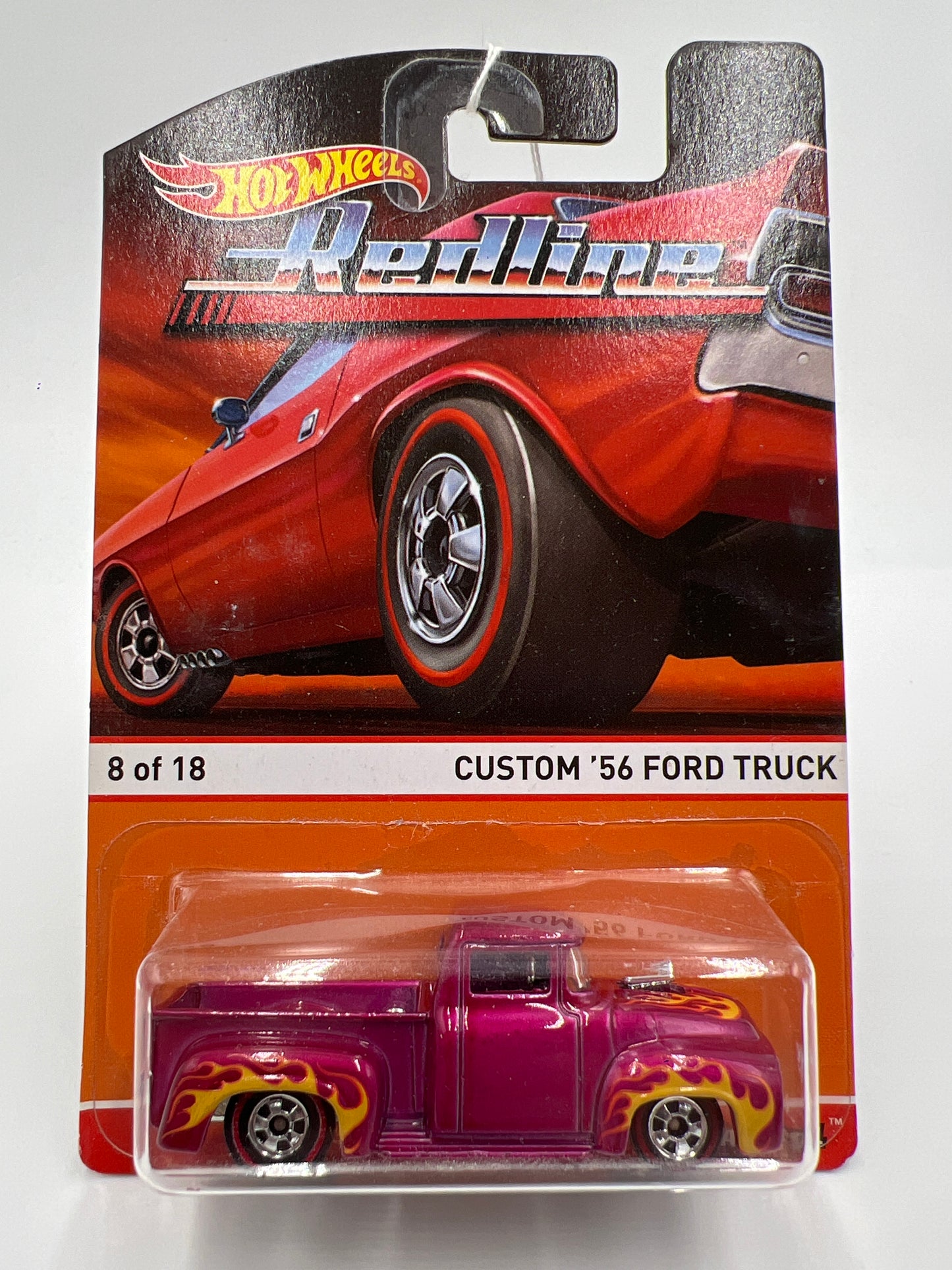 Hot Wheels Heritage Redline #8 Custom 56 Ford Truck Magenta 160L