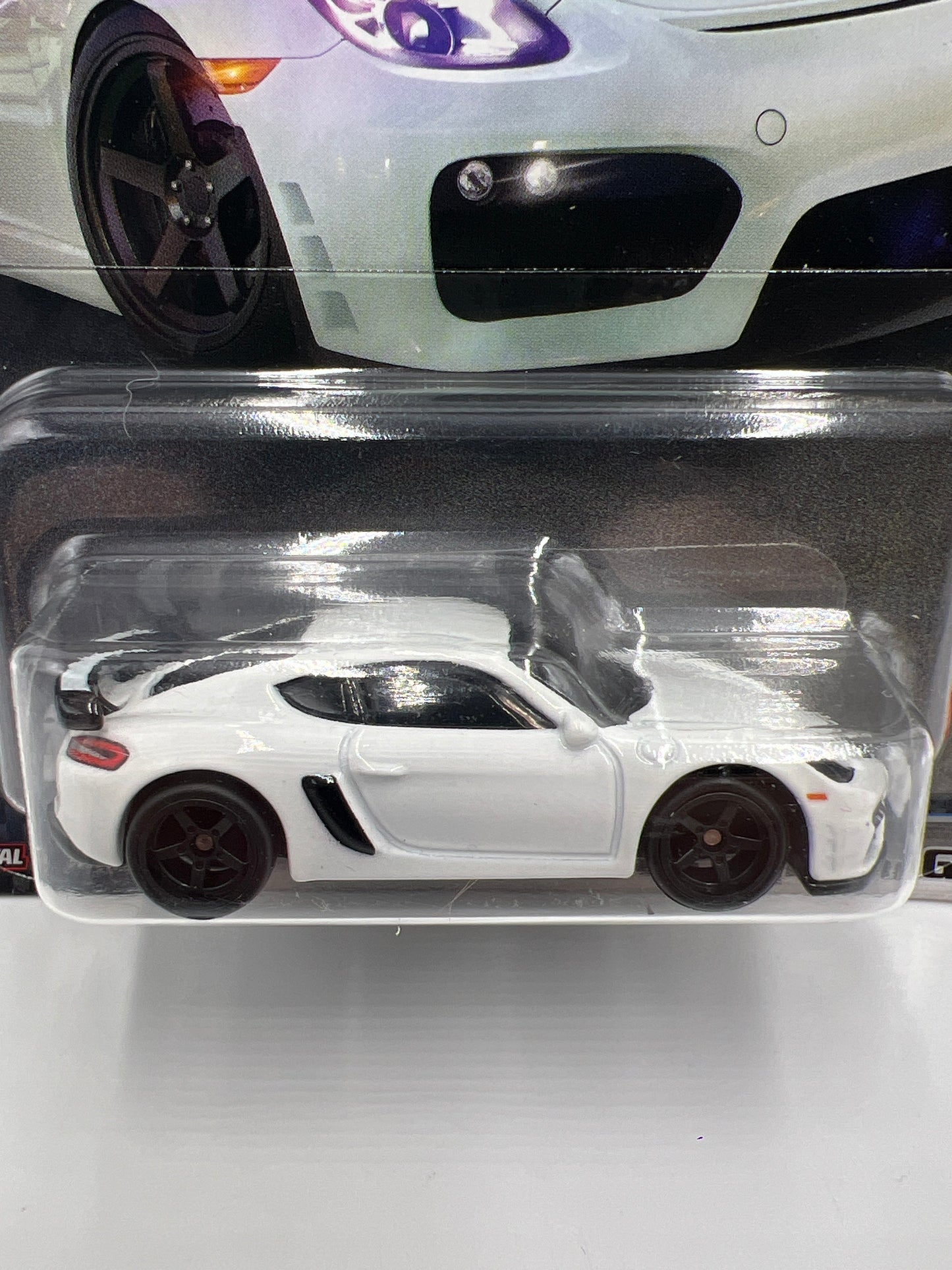 Hot Wheels Premium Fast & Furious #4 Porsche 718 Cayman GT4 White 249F