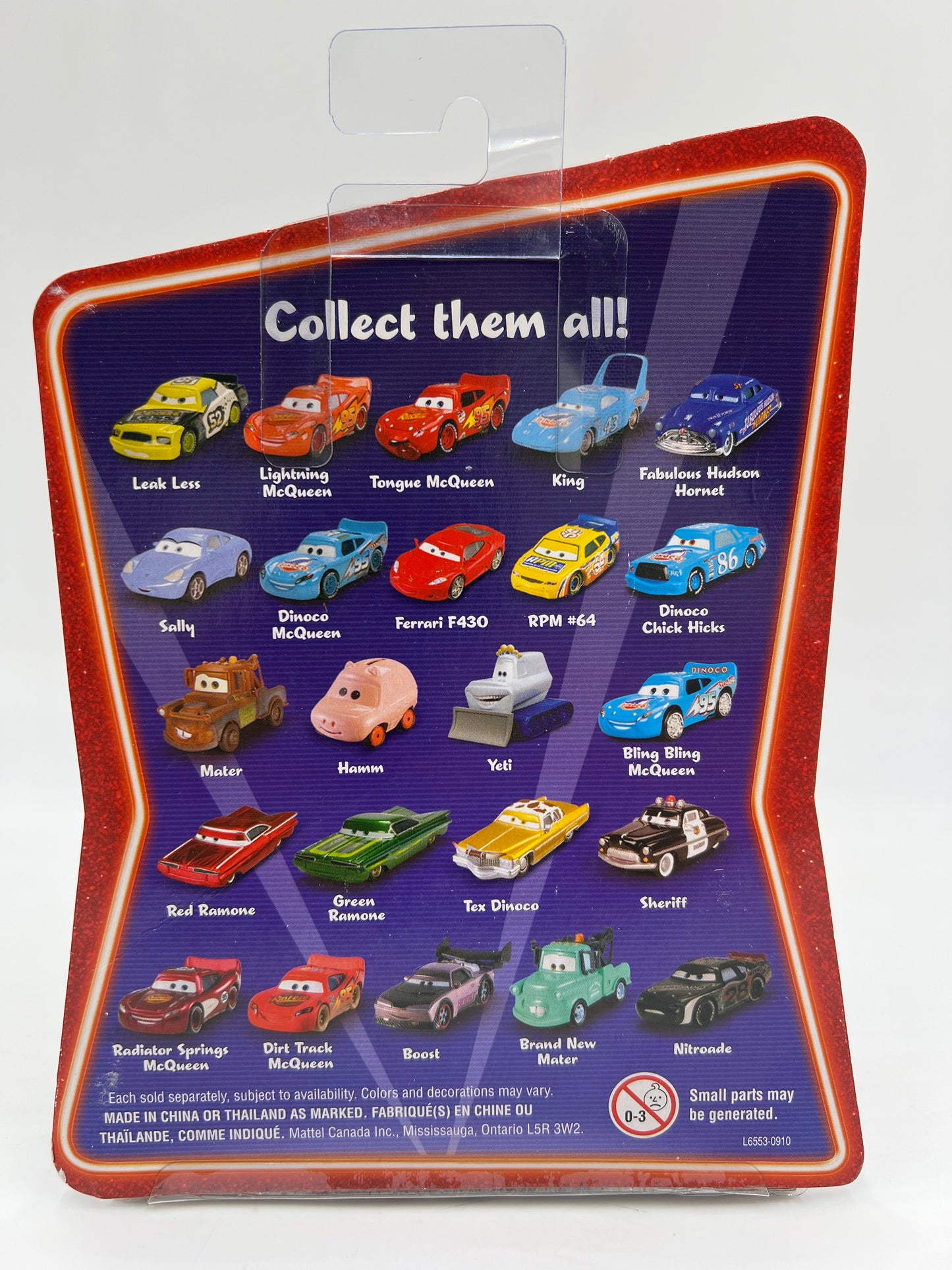 Disney Pixar Cars Supercharged Tongue McQueen