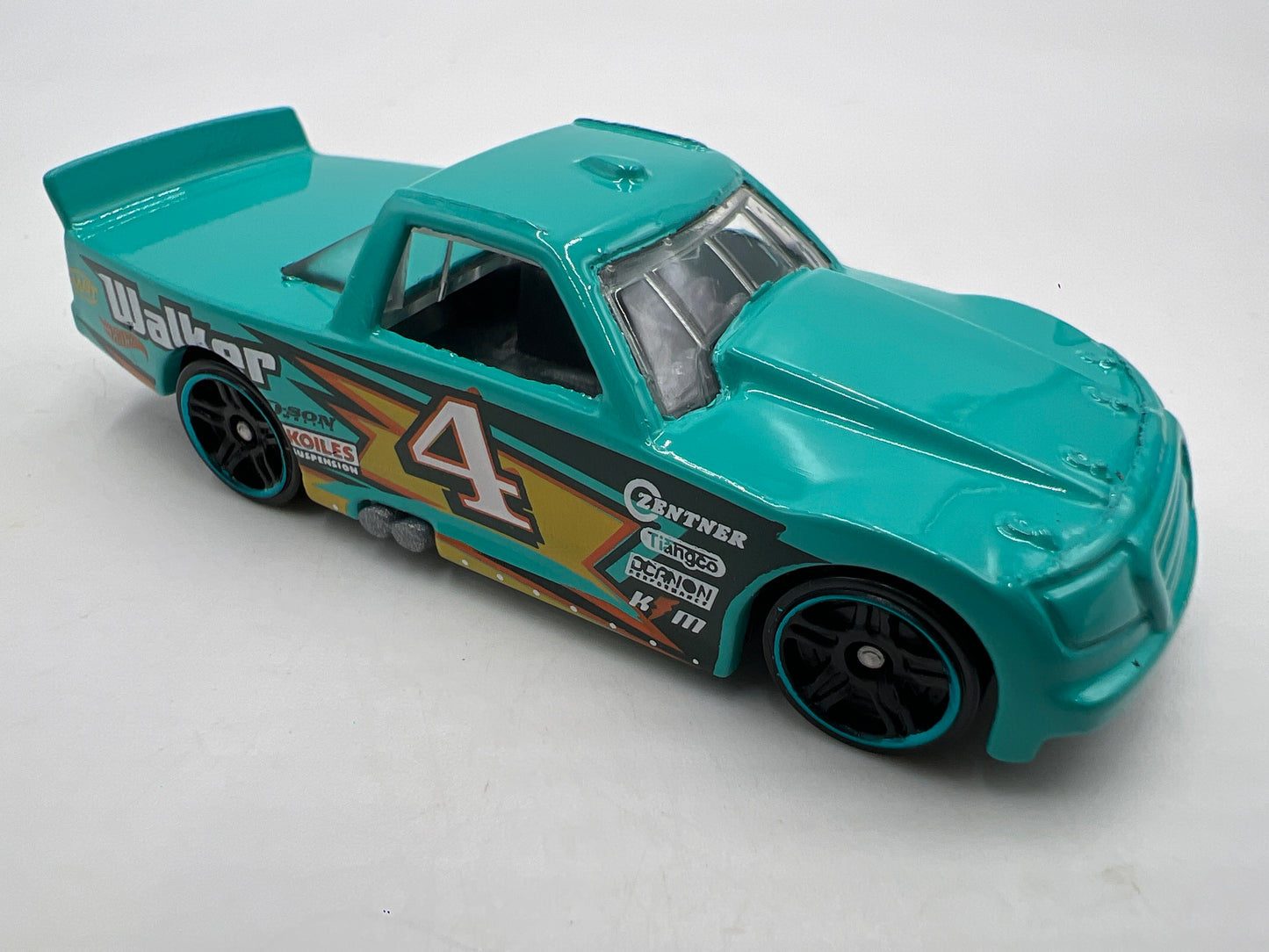 2019 Hot Wheels Mystery Models Series 2 #4 Circle Trucker Turquoise