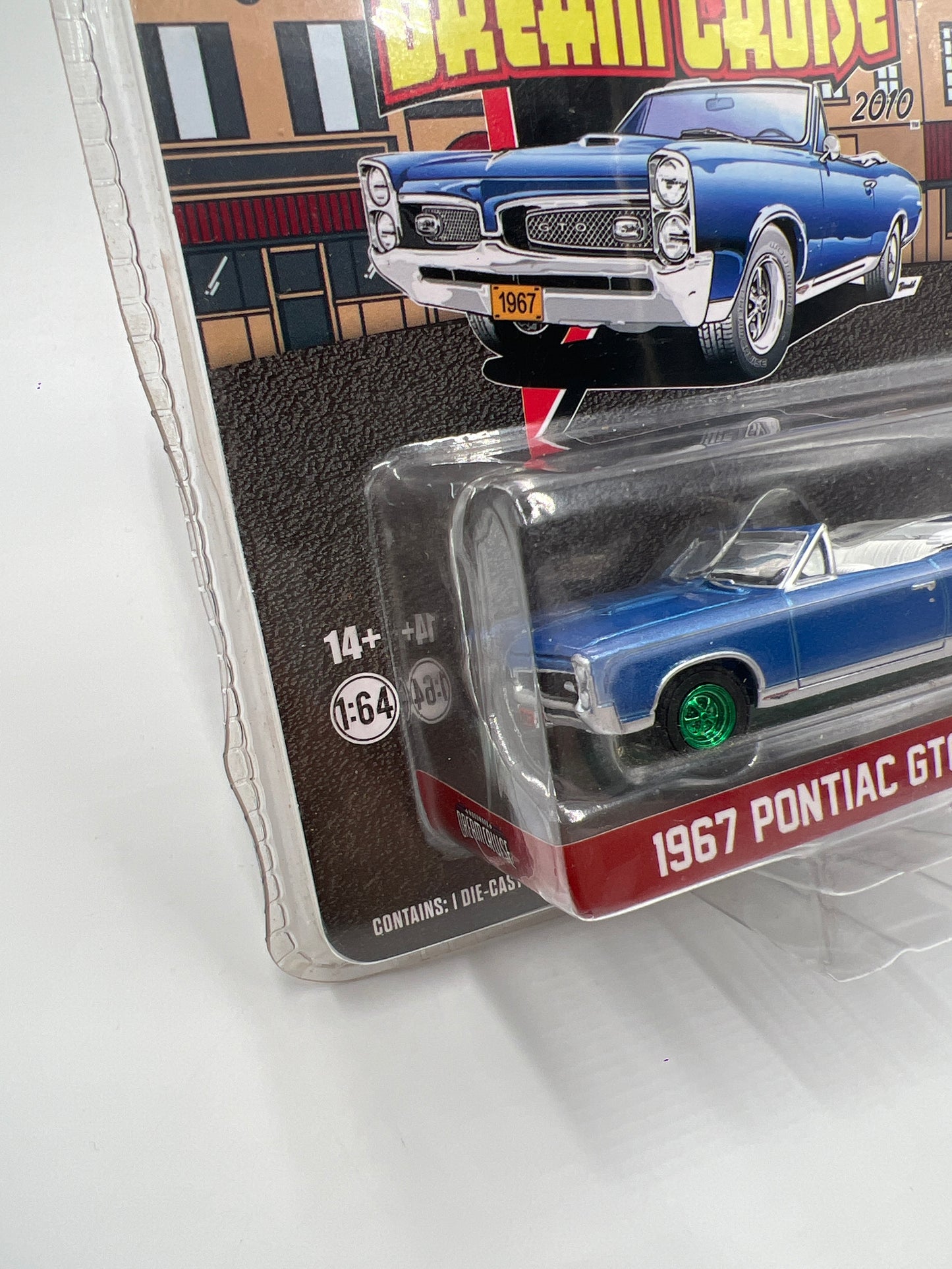 Greenlight Woodward Dream Cruise Series 1 CHASE 1967 Pontiac GTO Convertible Blue