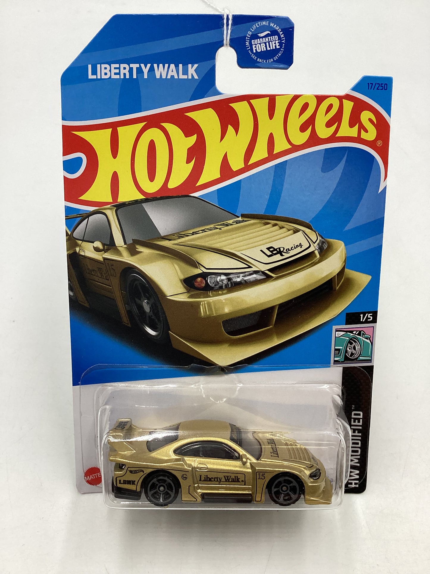 2023 Hot wheels #017 Gold LB Super Silhouette Nissan Silvia S15 83D