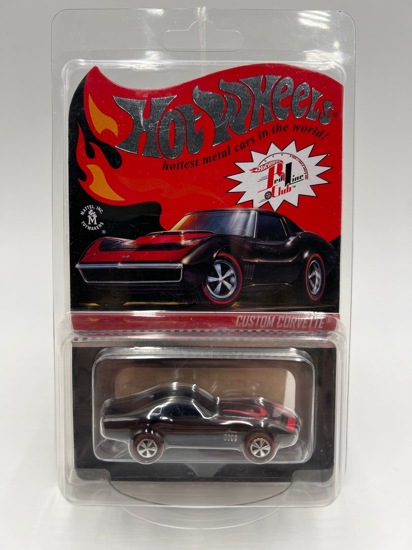 2022 Hot Wheels RLC #21307/25000 Custom Corvette Black W/Protector