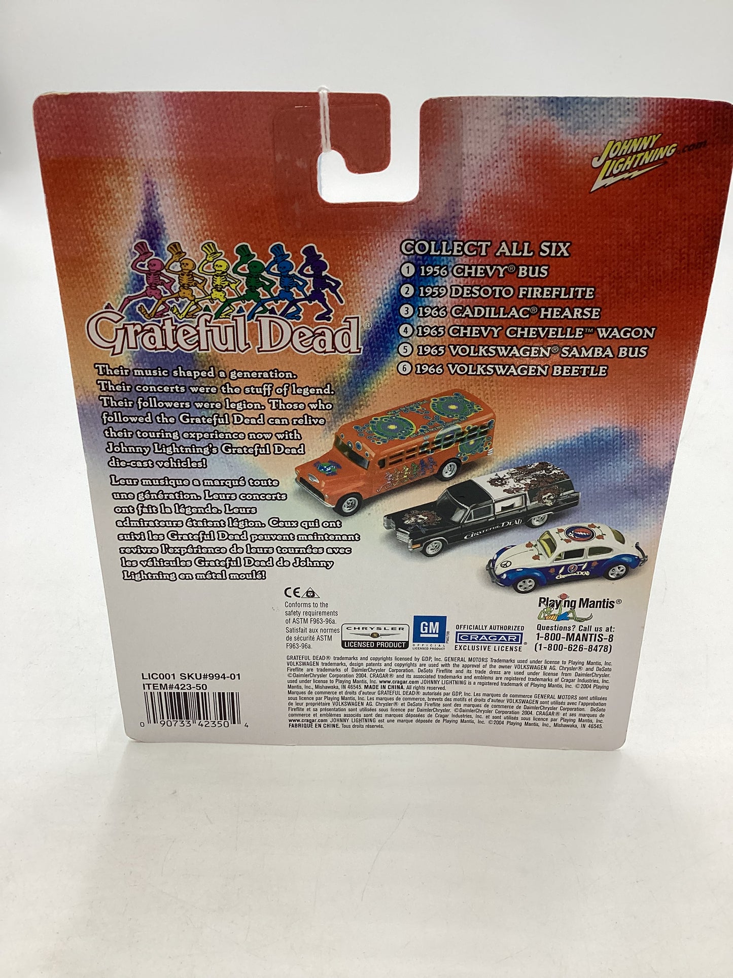 Johnny Lightning Grateful Dead 1966 Volkswagen Beetle