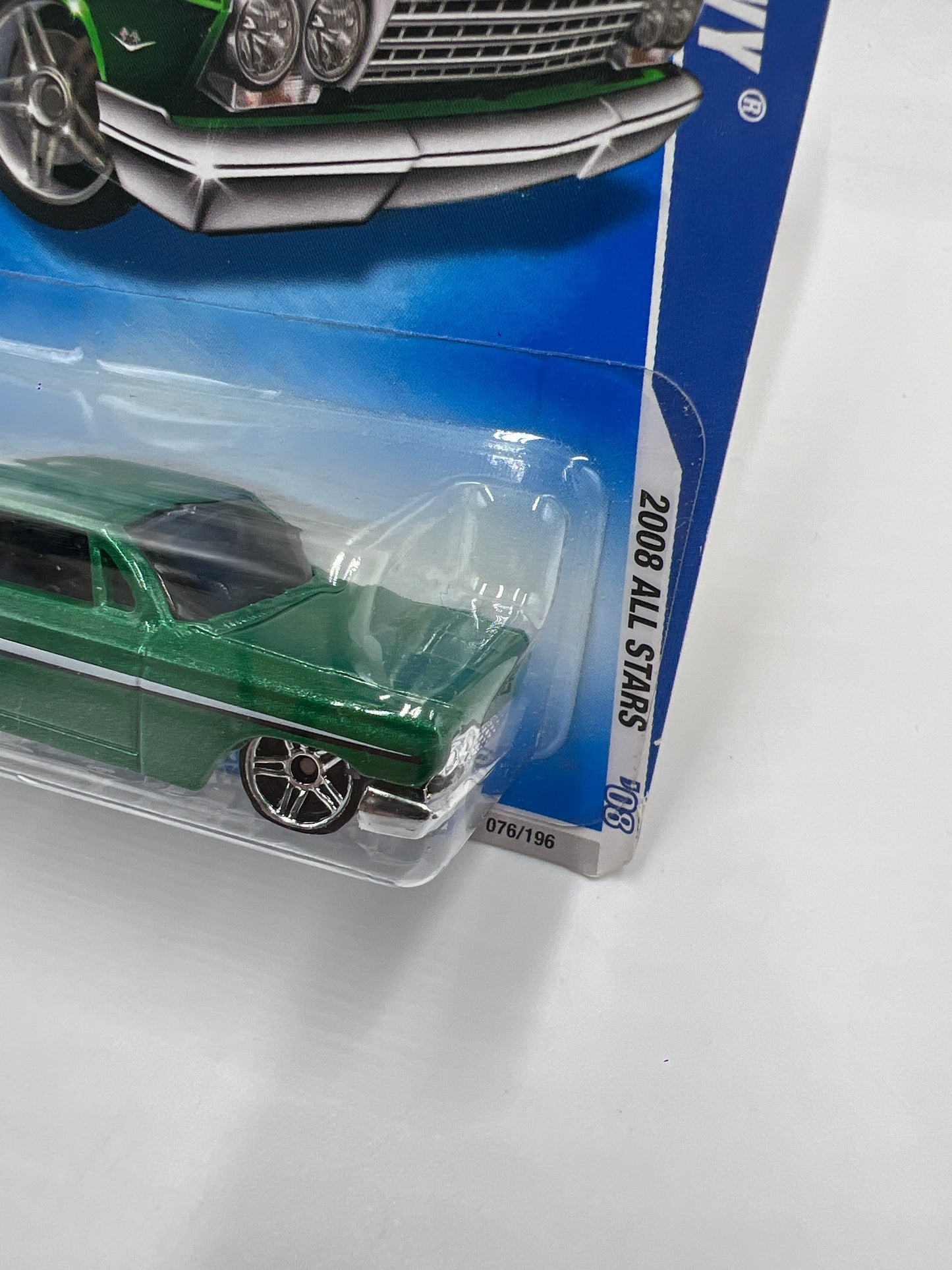 2008 Hot Wheels All Stars #76 62 Chevy Green 18F