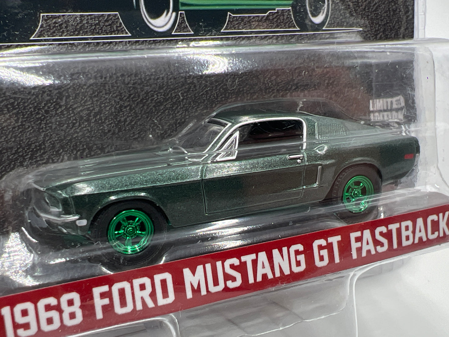 Greenlight Woodward Dream Cruise Series 1 CHASE 1968 Ford Mustang GT Fastback Green