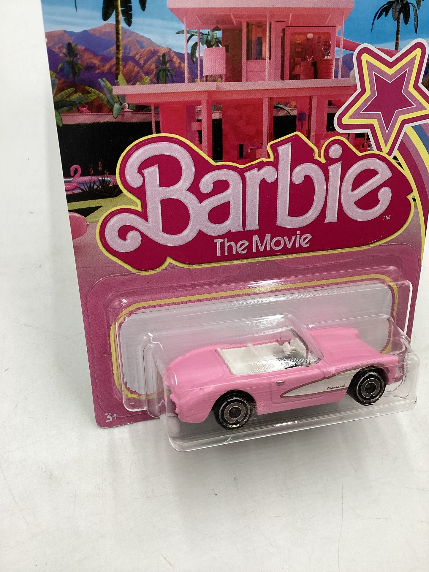 2023 Hot Wheels Barbie The Movie 1956 Corvette Pink 6D