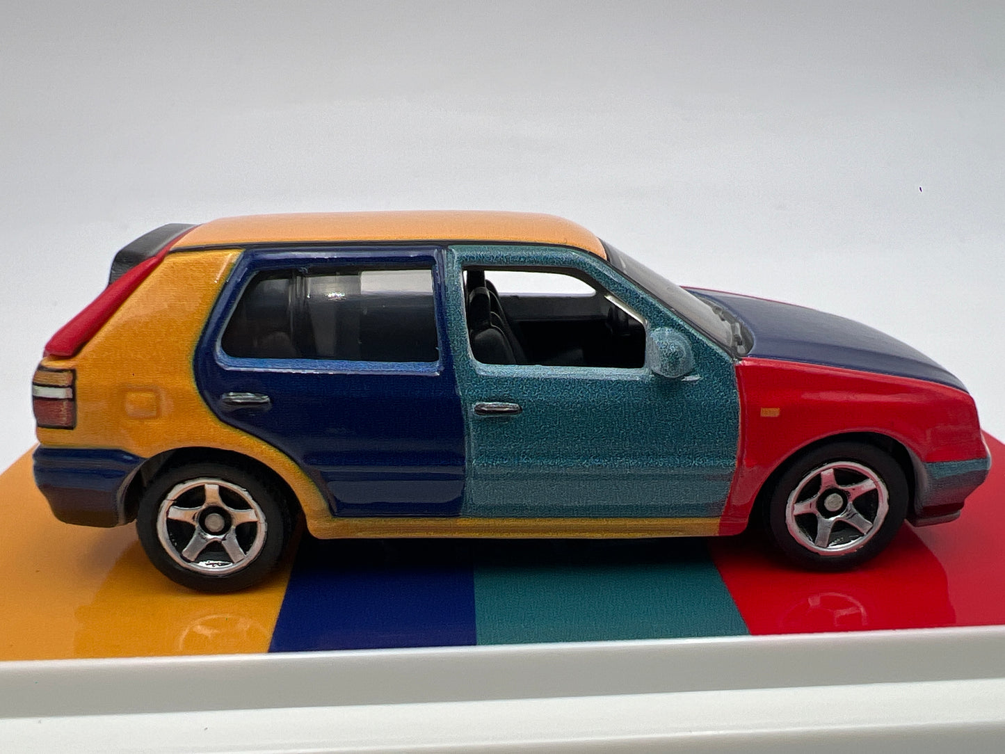 Matchbox RLC Mattel Creations 1995 Volkswagen Golf MK3 Harlequin