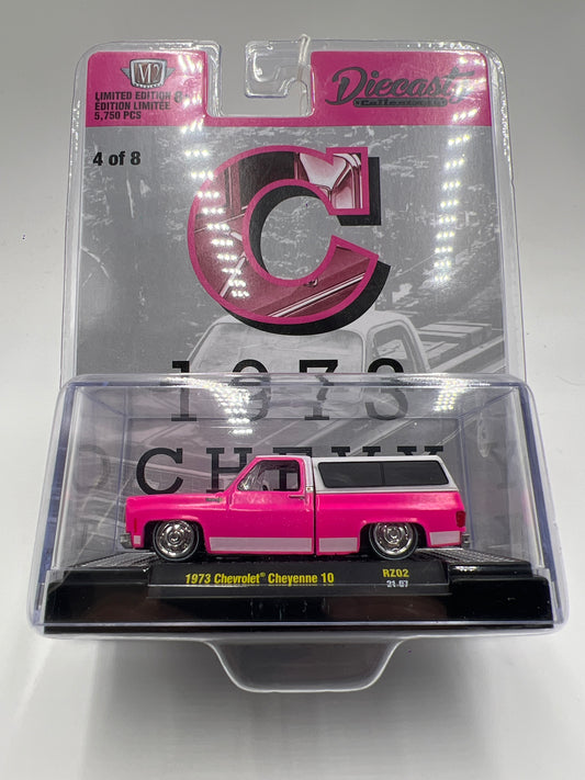 M2 Machines Diecastz C 1973 Chevrolet Cheyenne 10 Pink RZ02