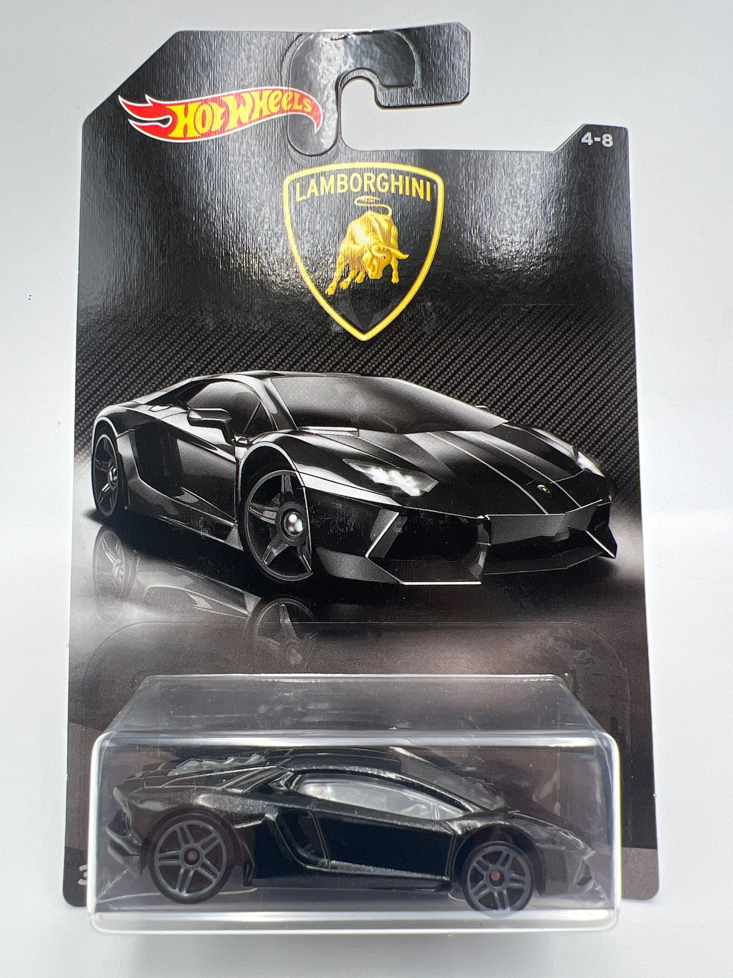 Hot Wheels Lamborghini Series #4 Lamborghini Aventador Black 153D