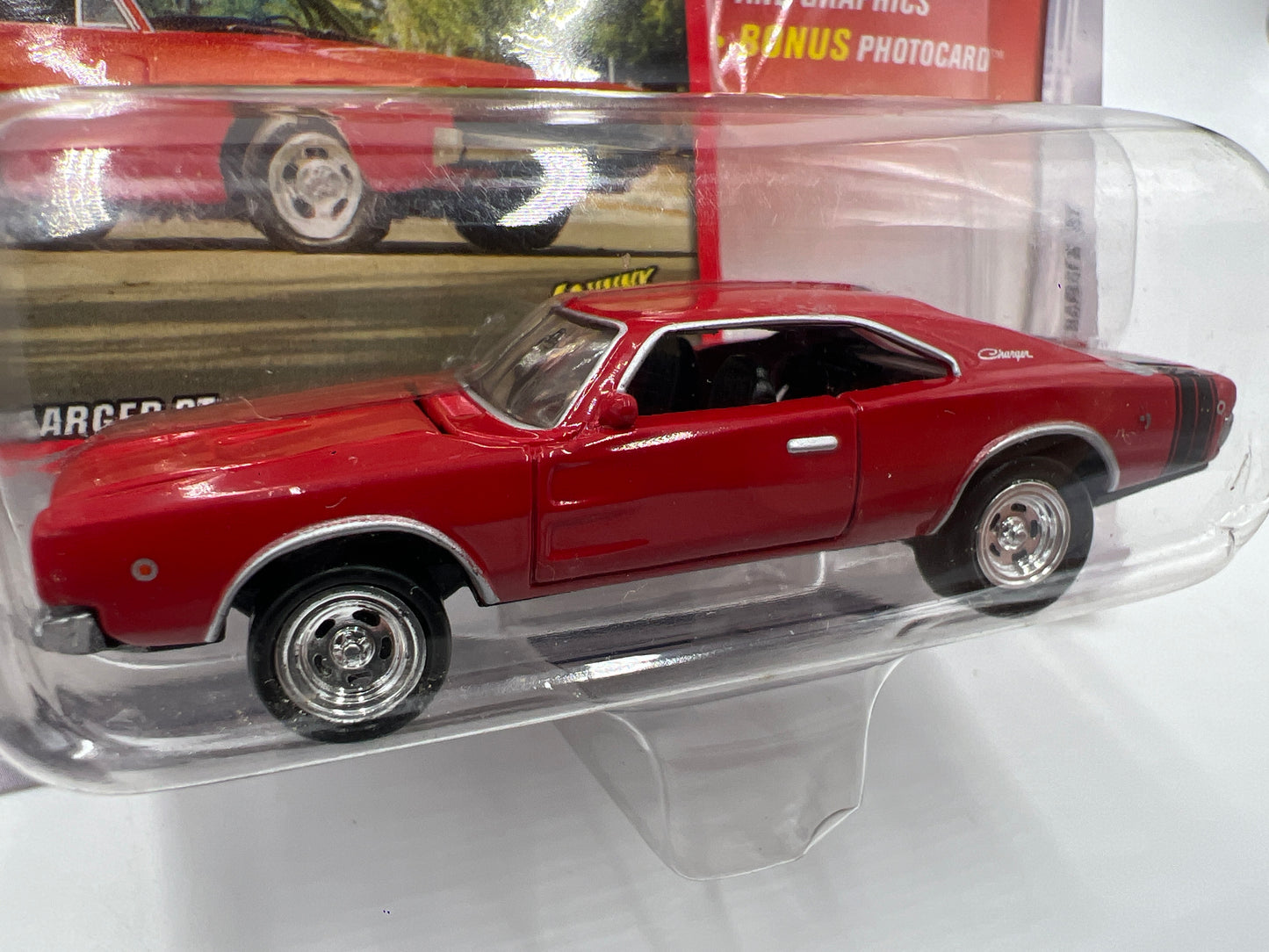 Johnny Lightning Mopar Or No Car #9 1968 Dodge Charger RT Red 219D