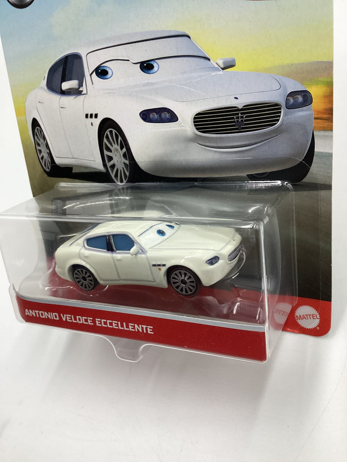 Disney Pixar Cars Antonio Veloce Eccellente White 170D