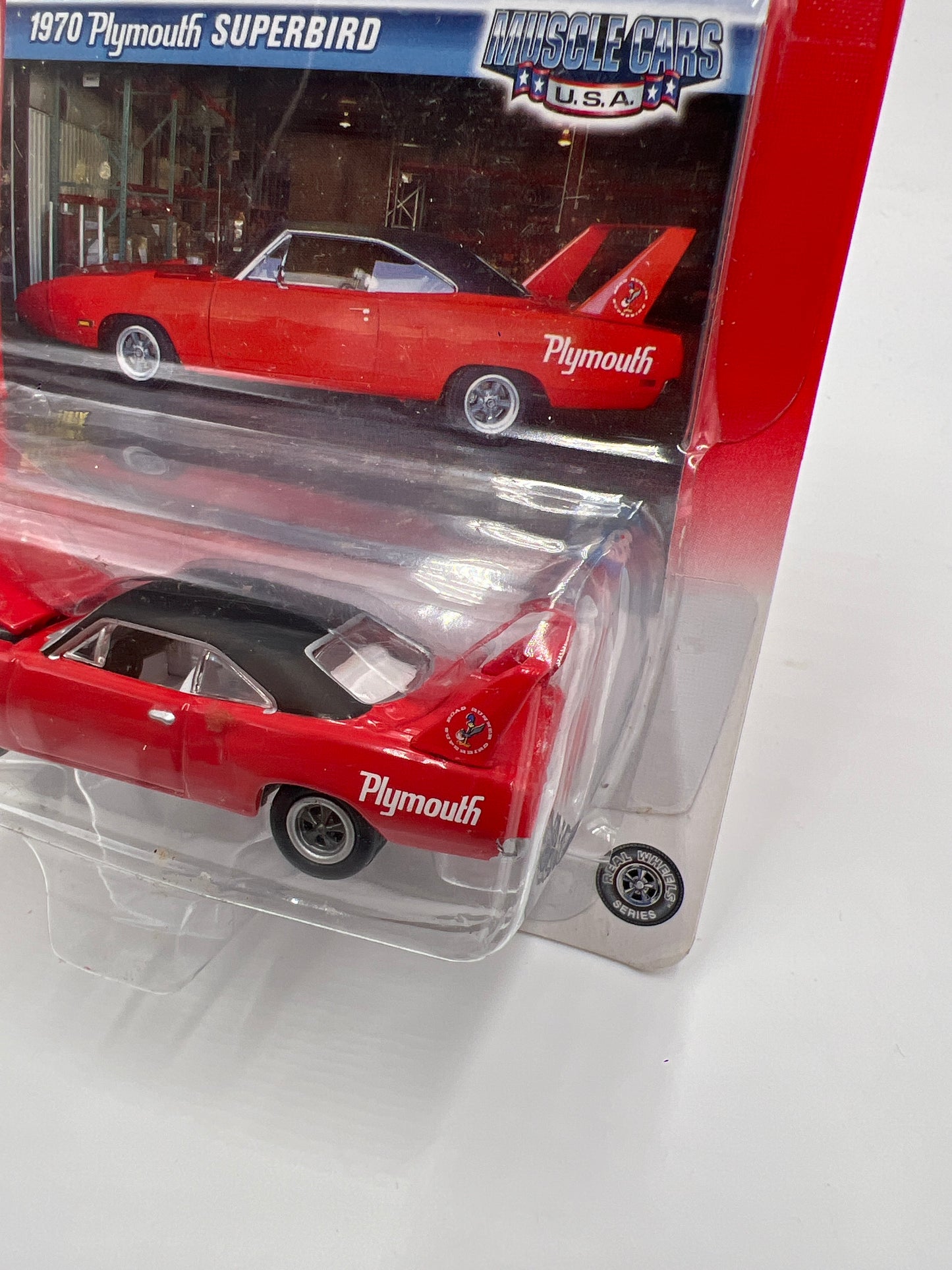 Johnny Lightning Muscle Cars USA #48 1970 Plymouth Superbird Red 219A