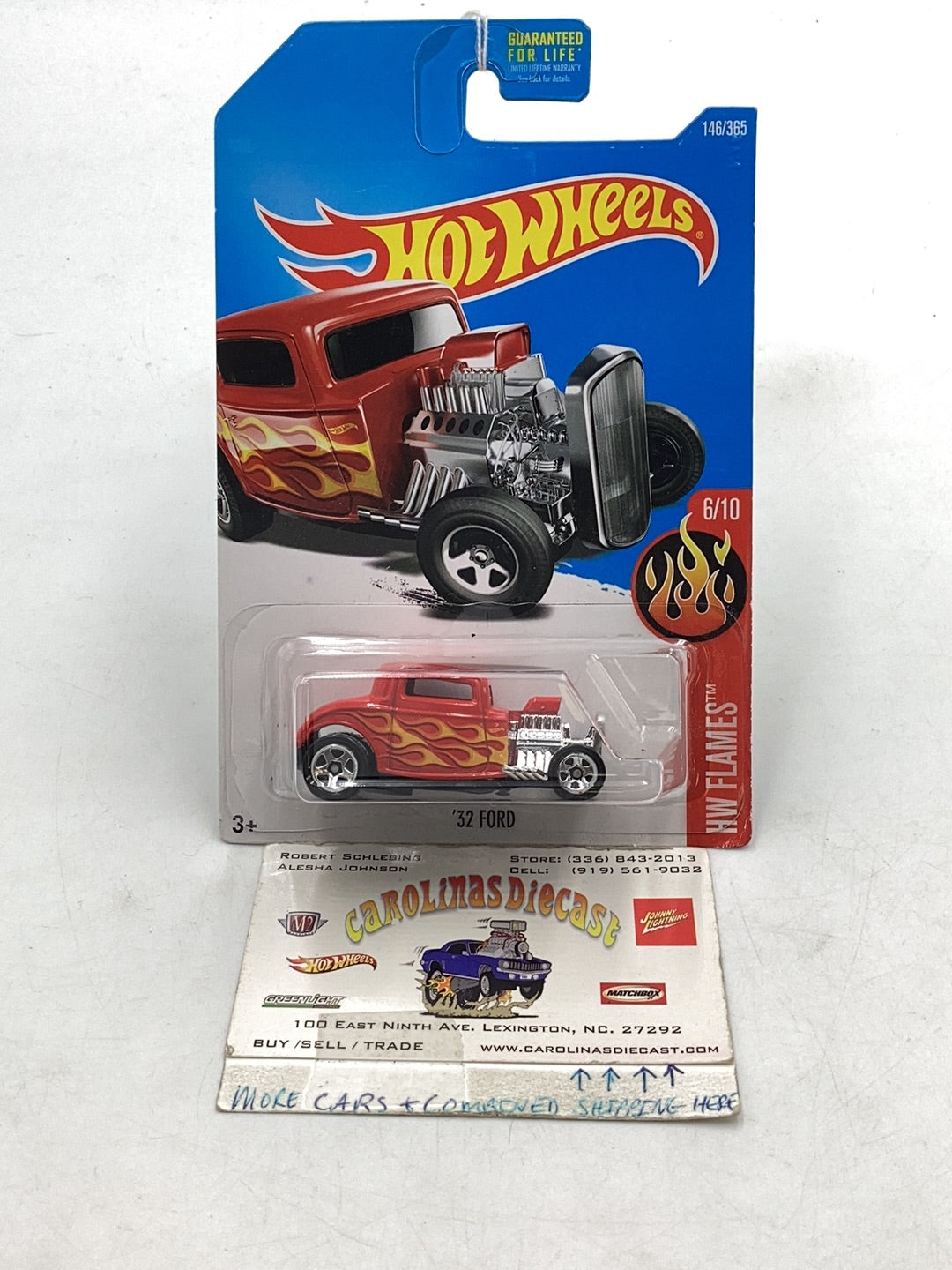 2017 Hot wheels #146 32 Ford red 35B