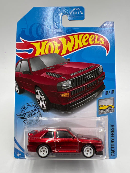 2020 Hot Wheels Super Treasure Hunt #145 84 Audi Sport Quattro Red W/Protector
