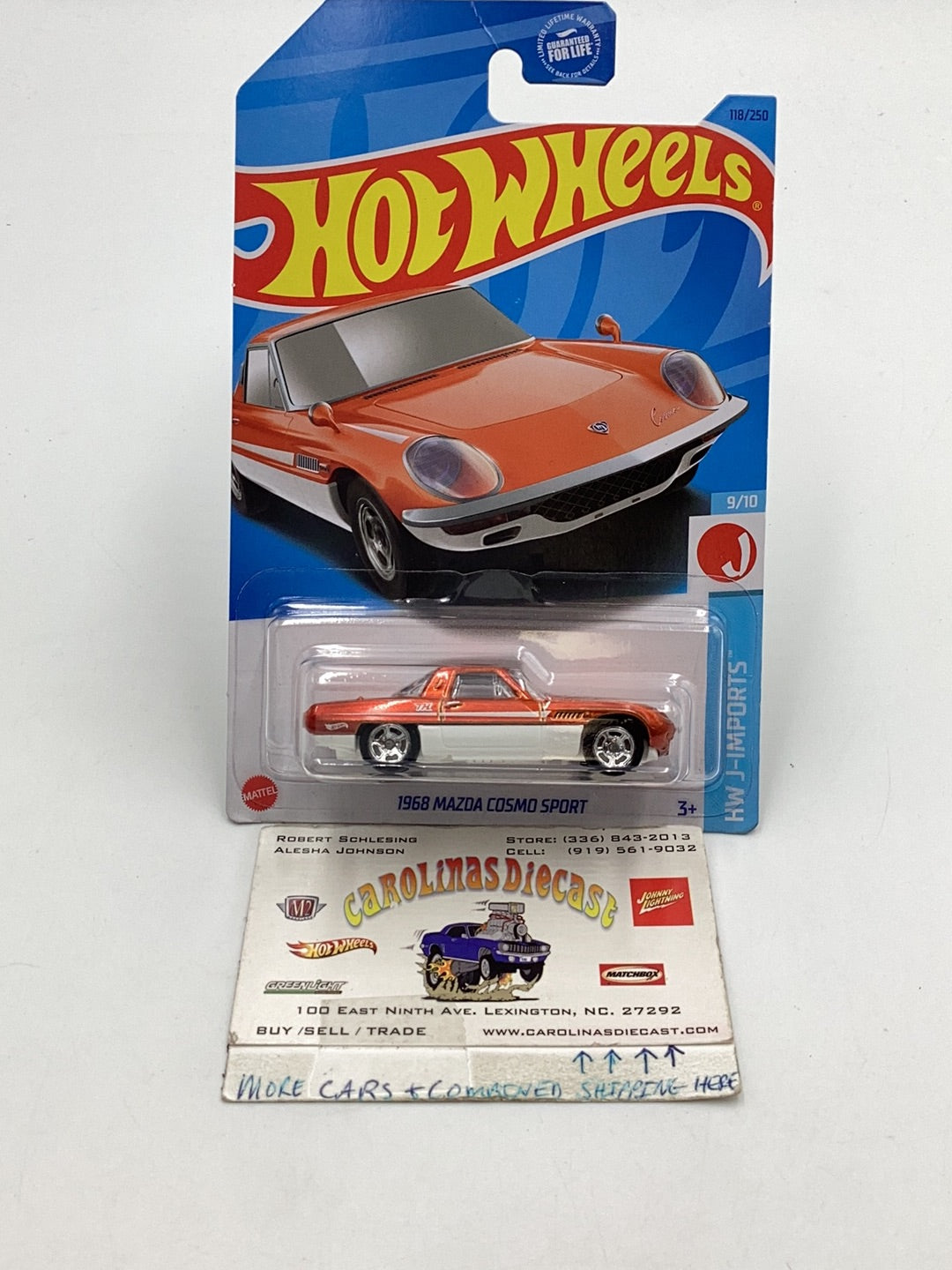 2023 Hot Wheels #118 1968 Mazda Cosmo Sport Super Treasure Hunt with protector