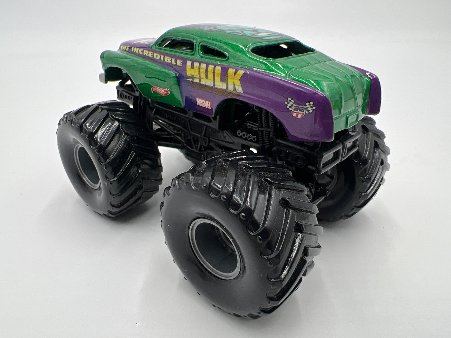 Hot Wheels 1:64 Monster Jam Small Wheel/Metal Base The Incredible Hulk Loose