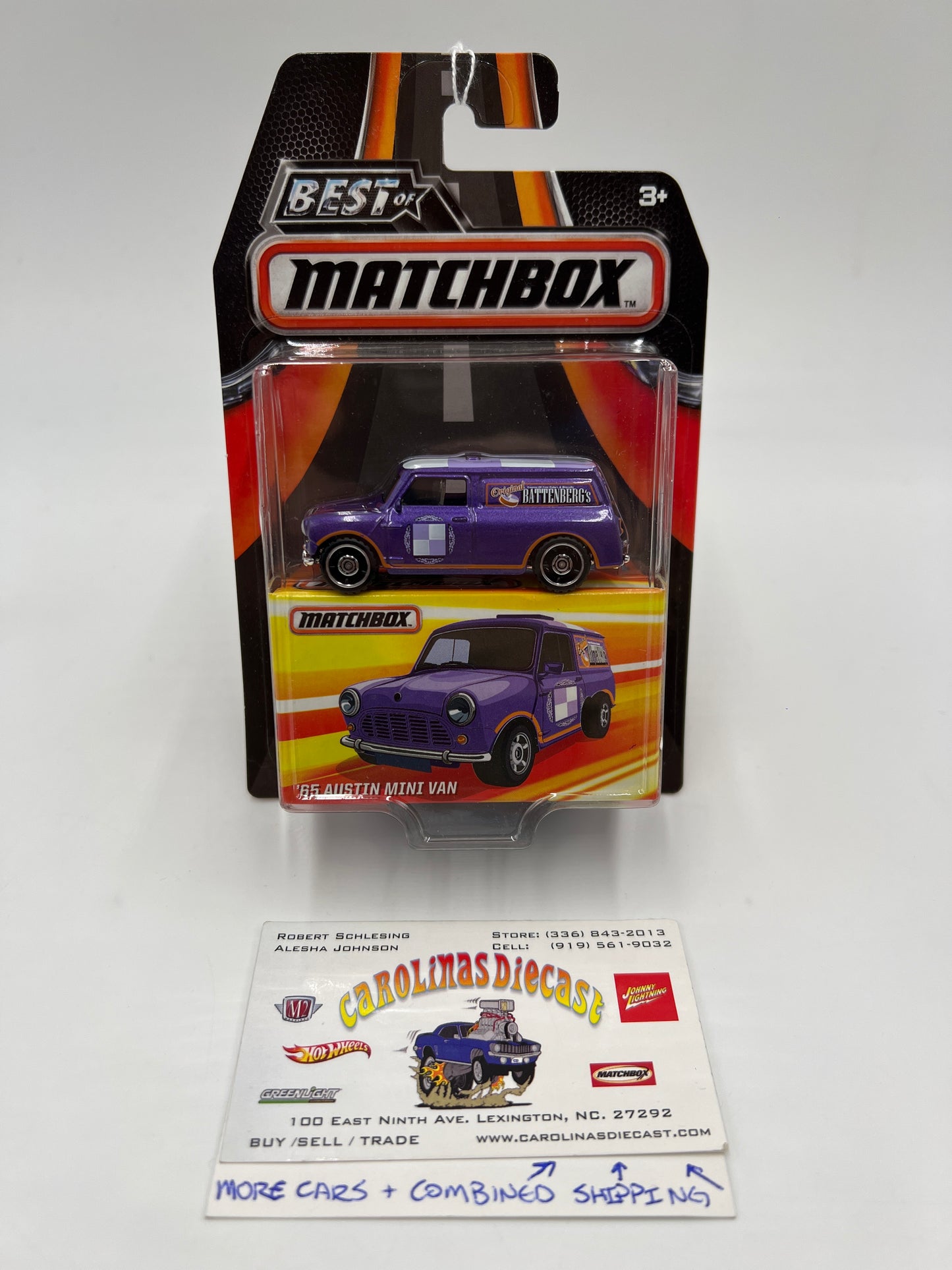 Matchbox Best of Matchbox Series 1 65 Austin Mini Van Purple 168K