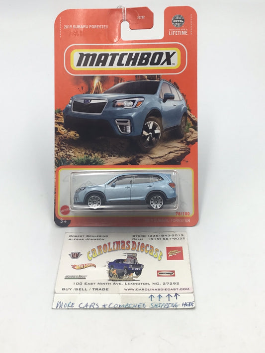 2024 matchbox #78 2019 Subaru Forester MM1