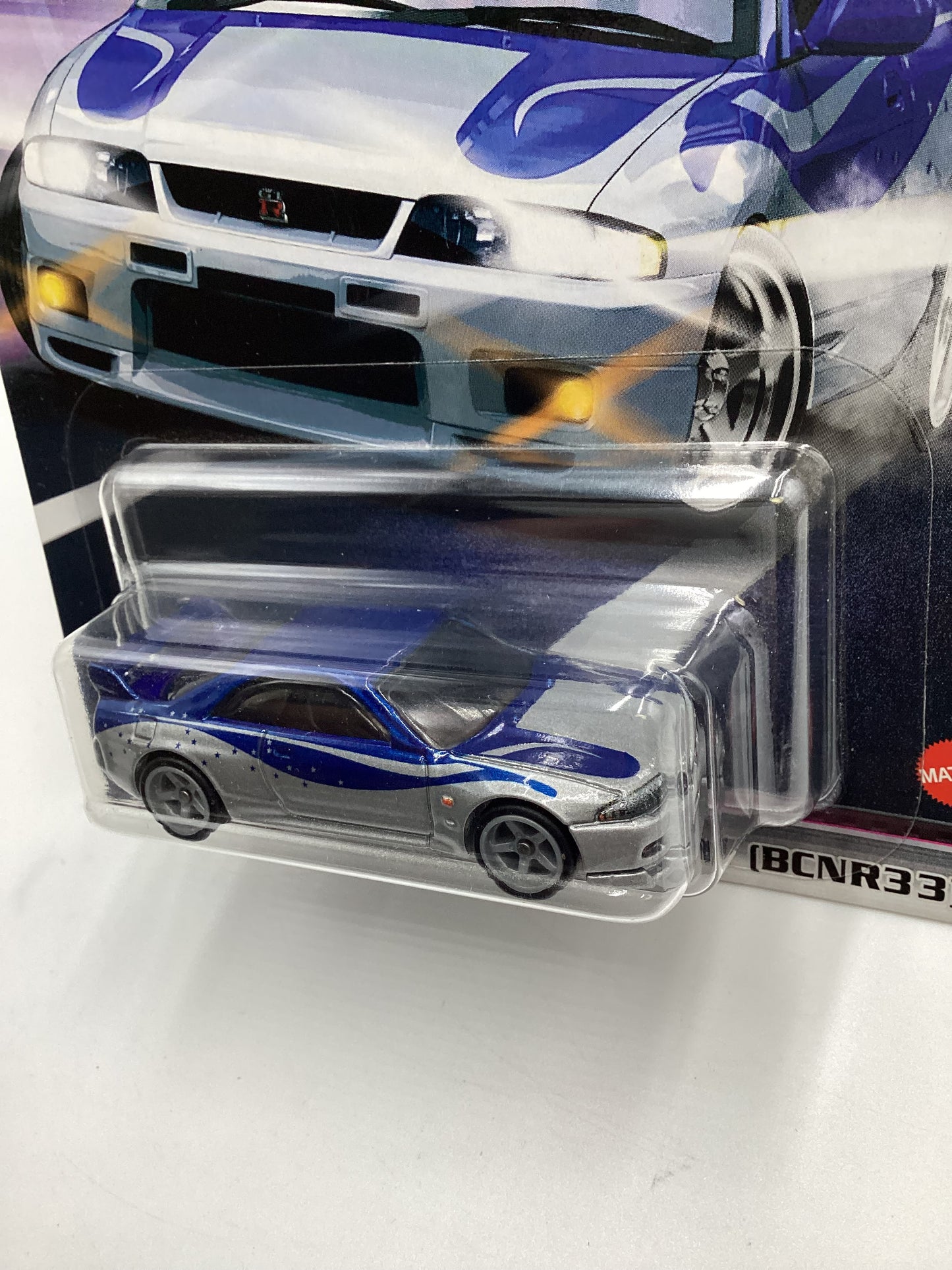Hot Wheels Fast & Furious Quick Shifters #2 Nissan Skyline GT-R BCNR33 W/Protector